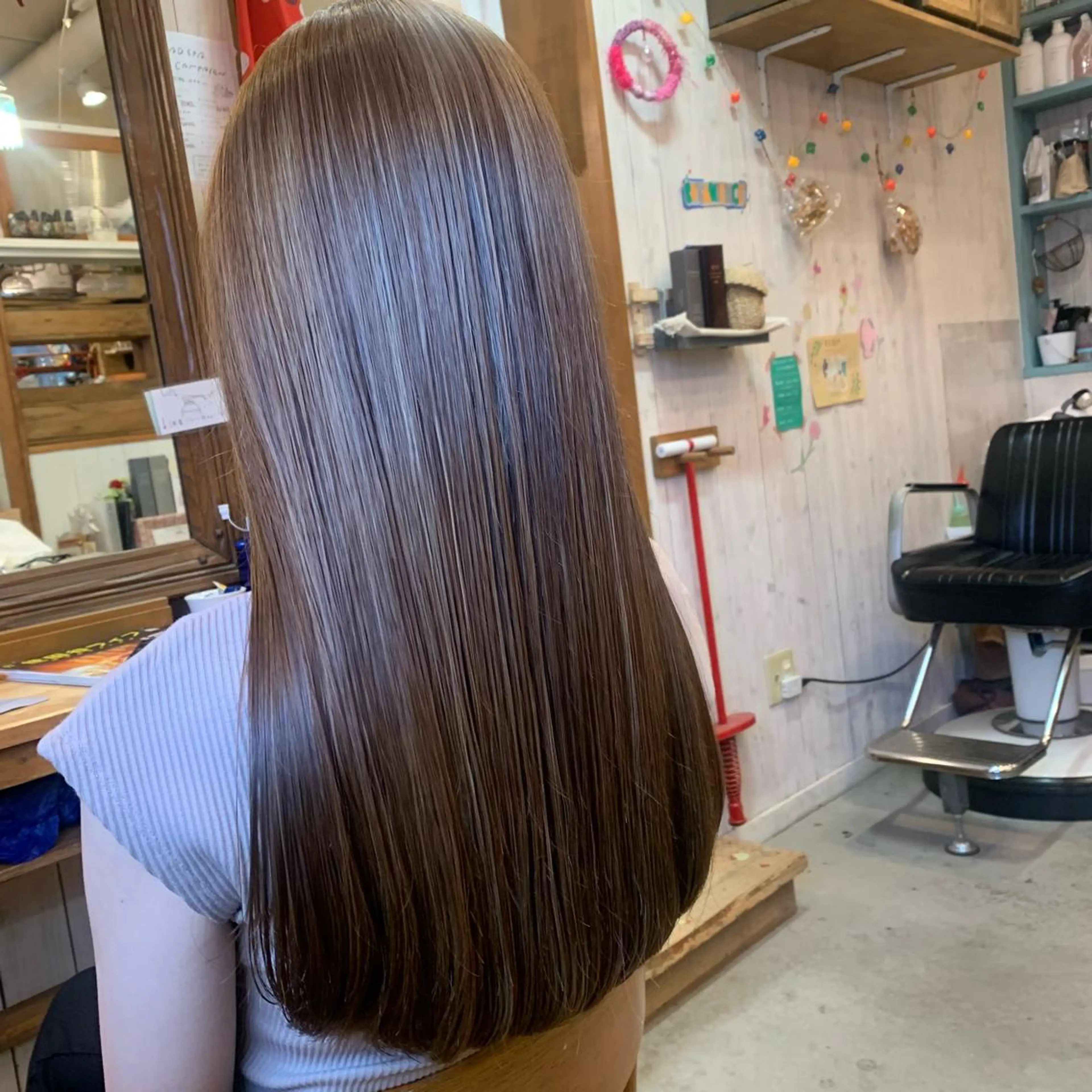 ロング “ととのう”ヘッドス パ🌿本多麻亜優のヘアスタイル