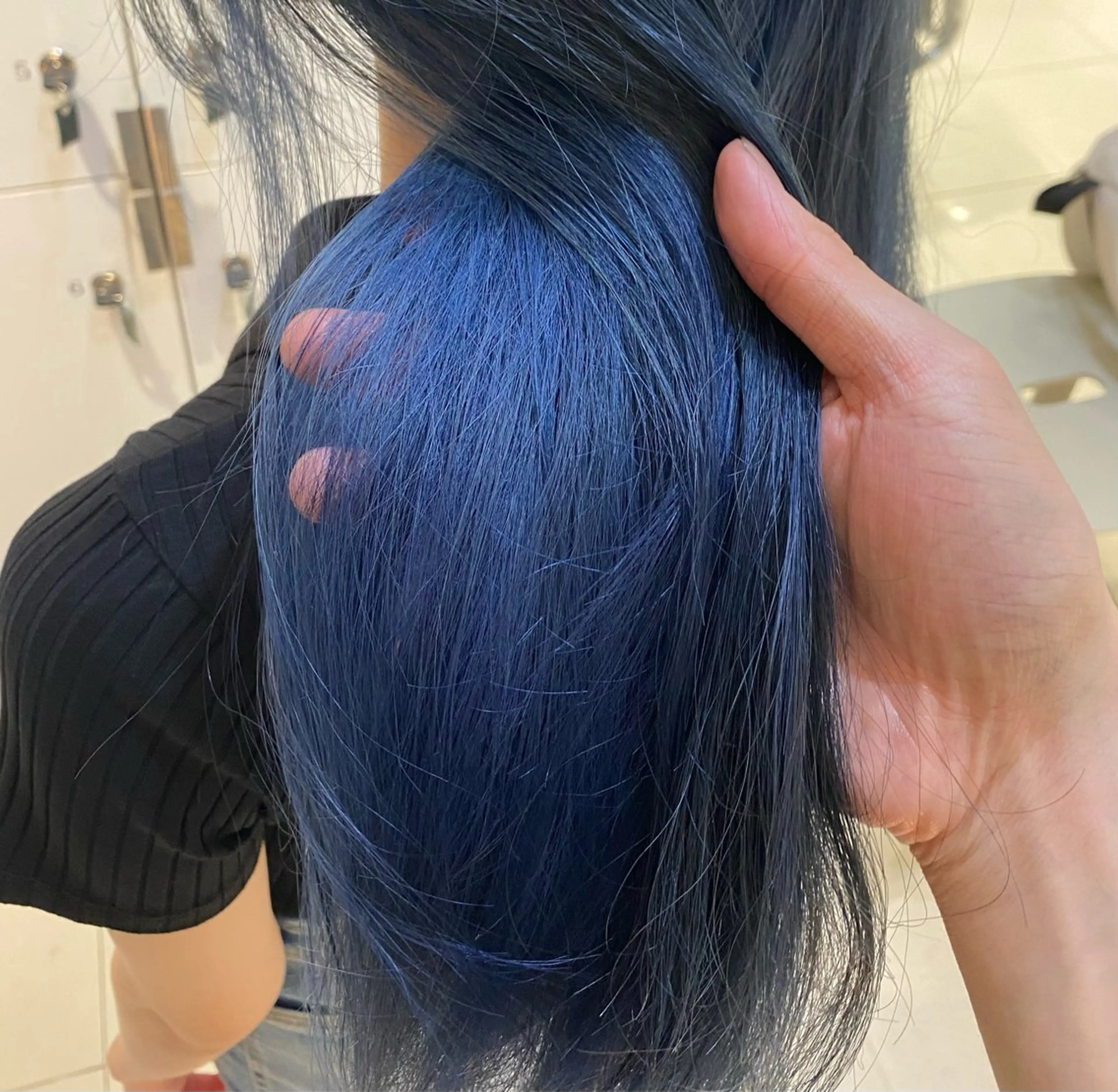 ロング カラー レイヤー小顔ショート 吉田ジョウのヘアスタイル