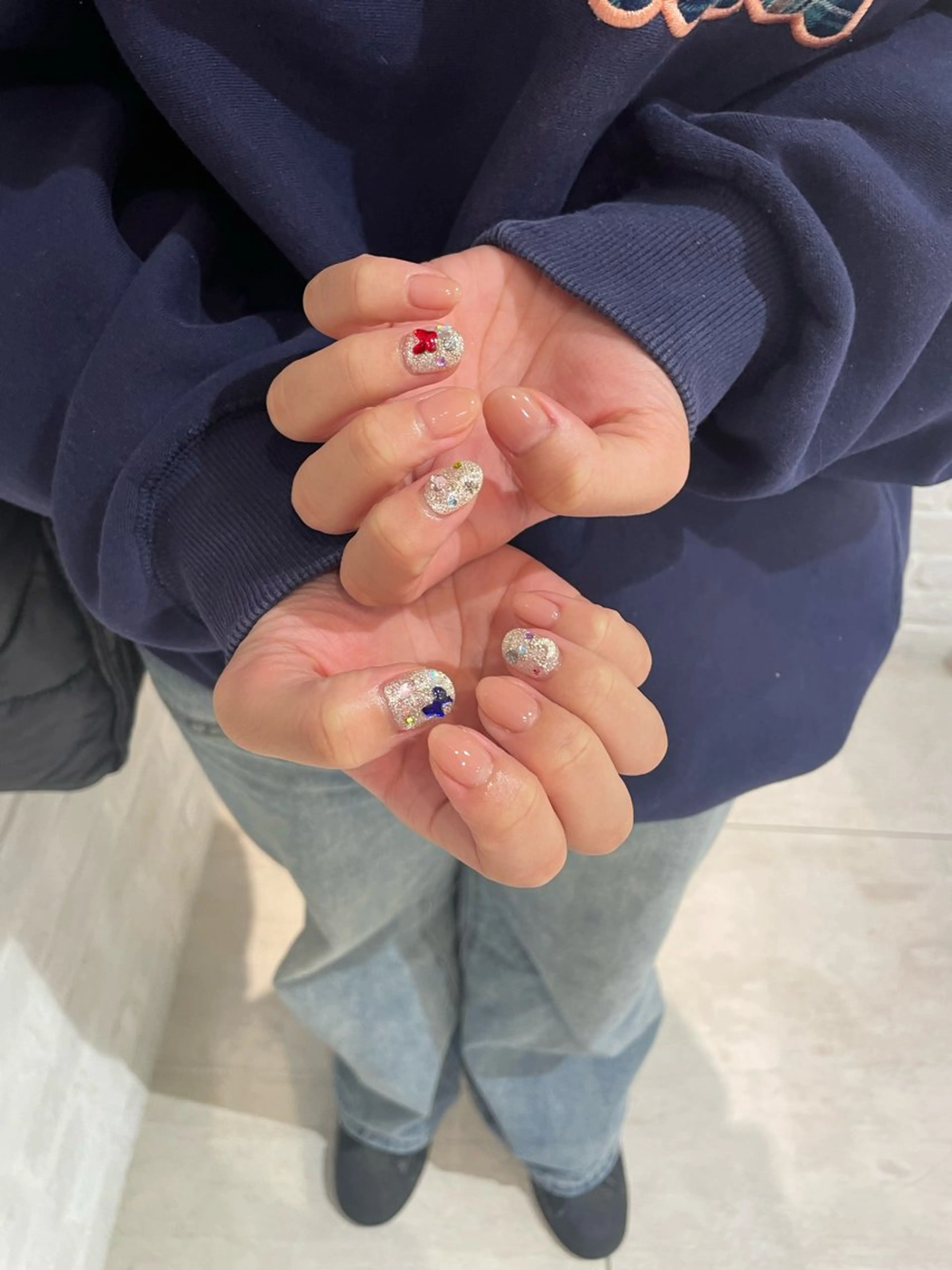 ショート 尾張 玖羽のネイルデザイン