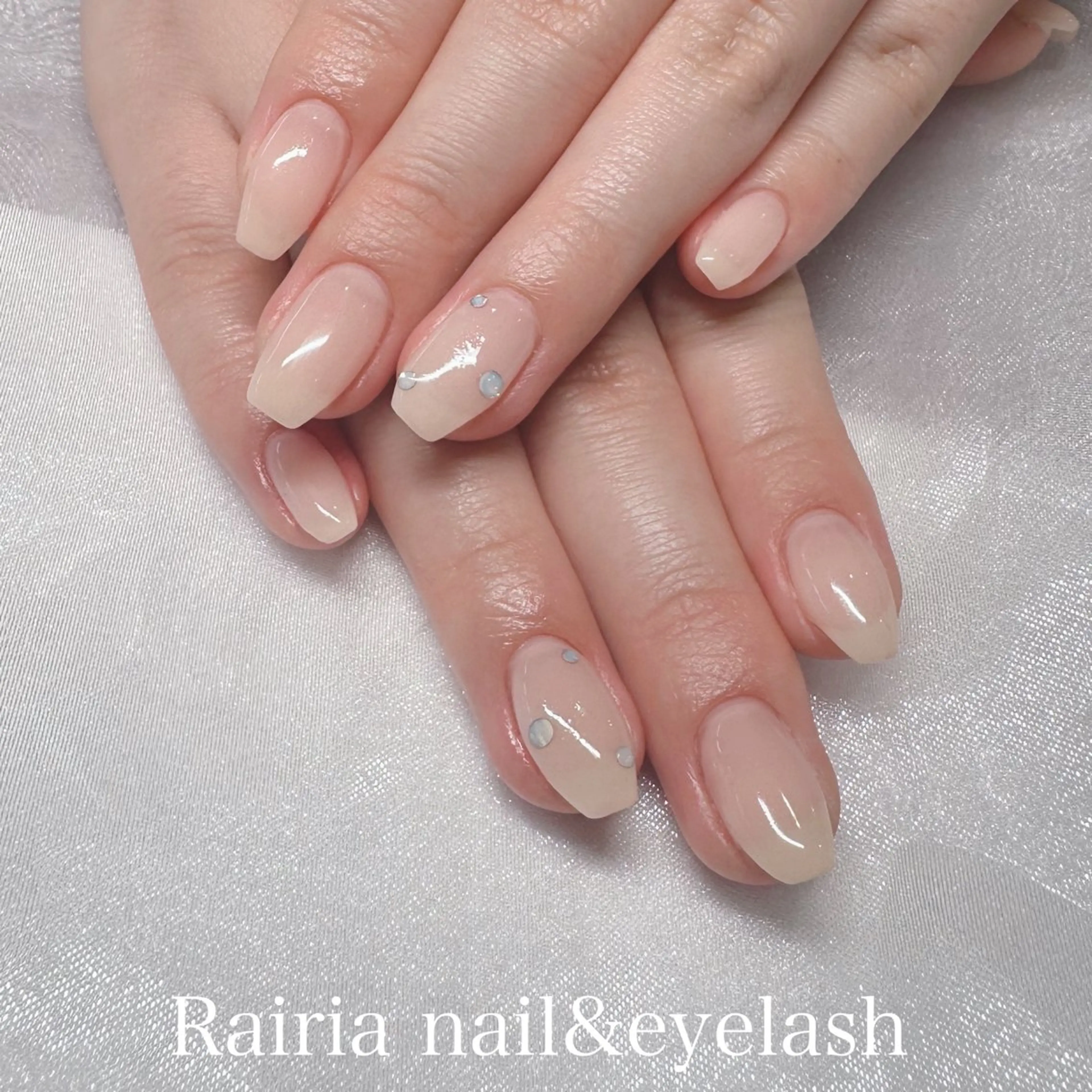 ネイル ジェルネイル ワンカラーネイル パラジェル ハンドネイル Rairia nail所属・ライリアネイル Mikuのネイルデザイン