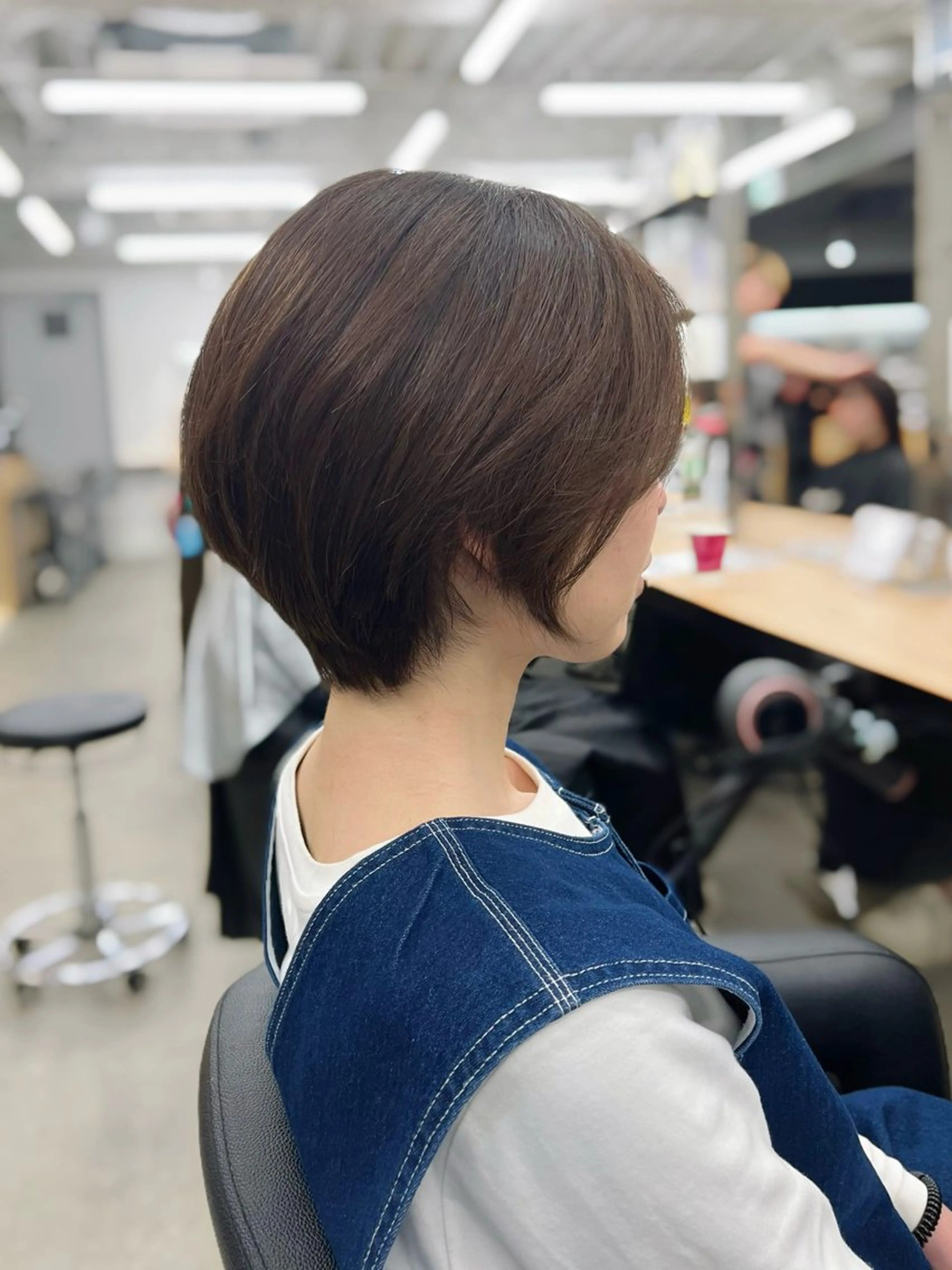 ショート モテヘア/グレージュ /ボブ/前原汐🎐のヘアスタイル