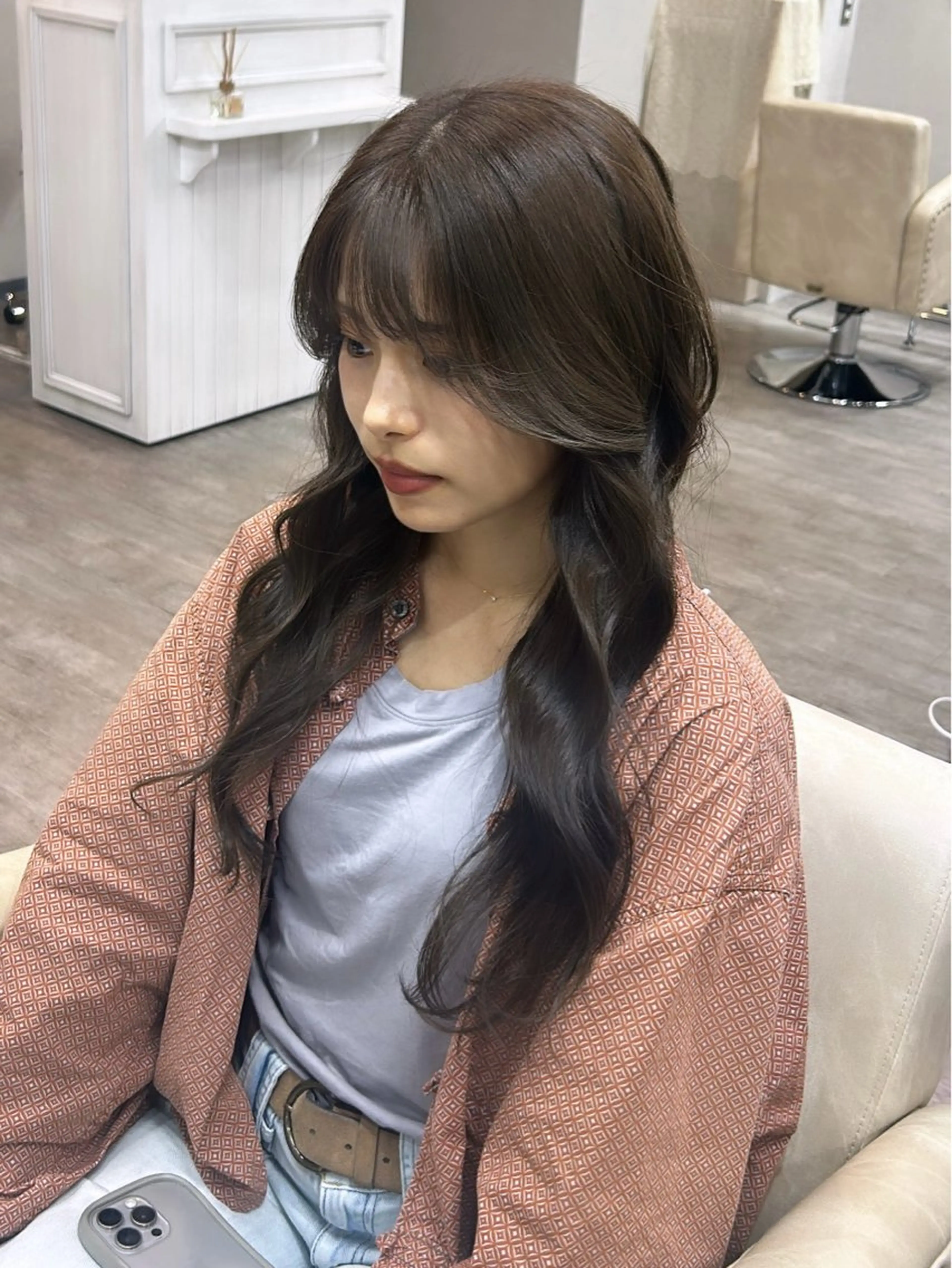 ロング カラー 韓国風透明感カラー／ Natsumiのヘアスタイル