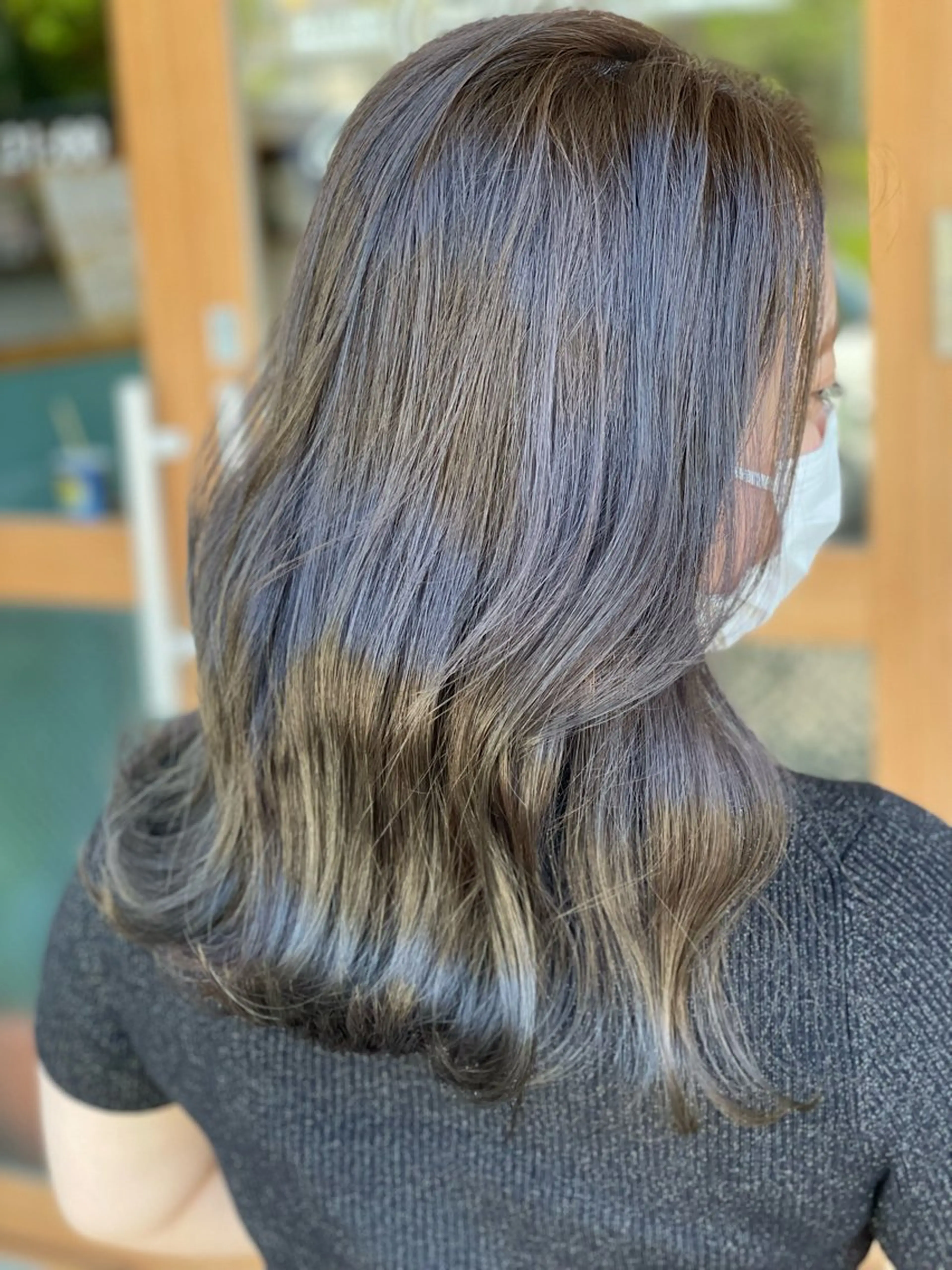 ロング カラー グレージュ Snaly カラー特化ページのヘアスタイル