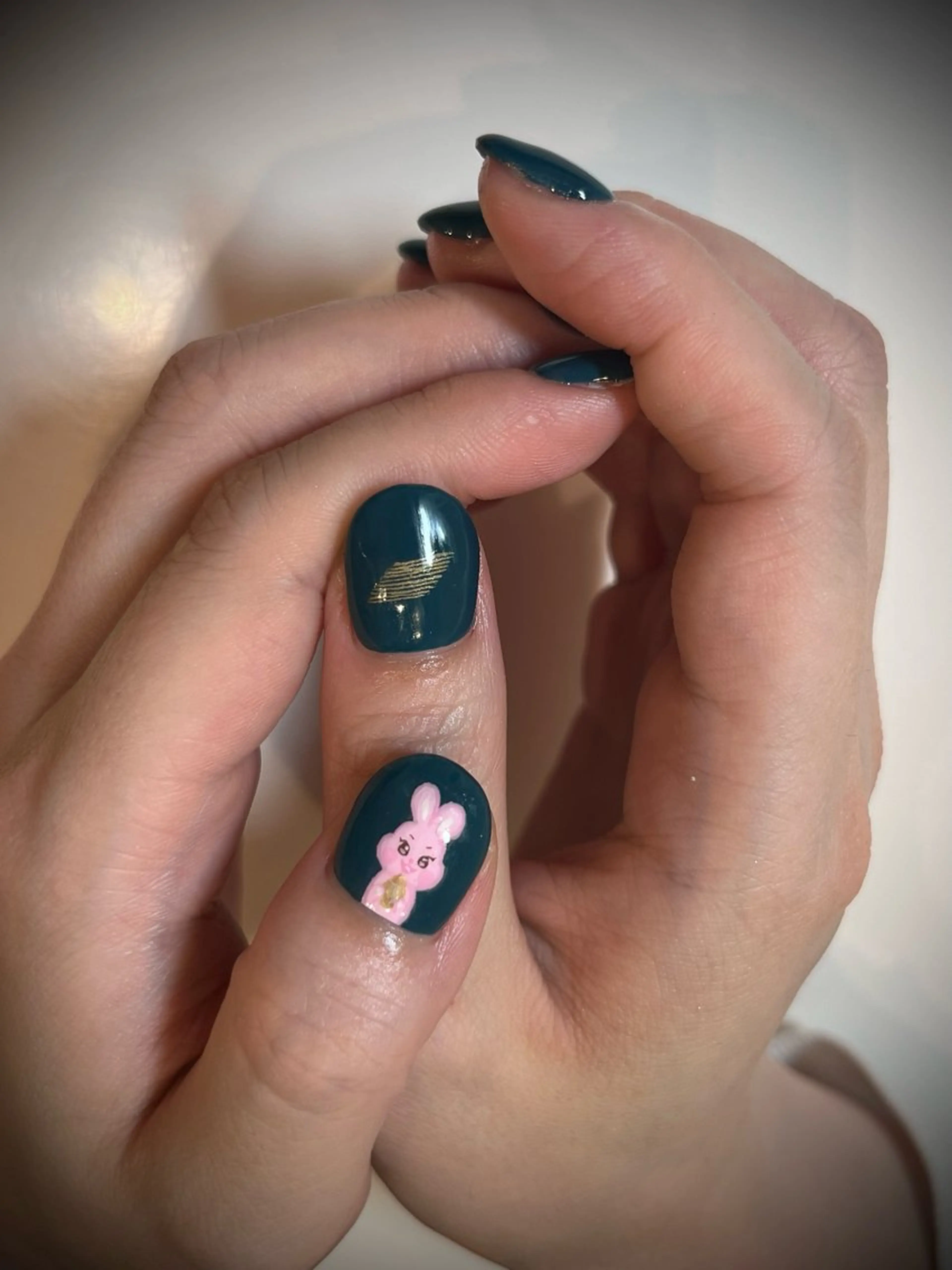 ネイル ジェルネイル グリーン himitsukichi所属・himitsu kichiのネイルデザイン