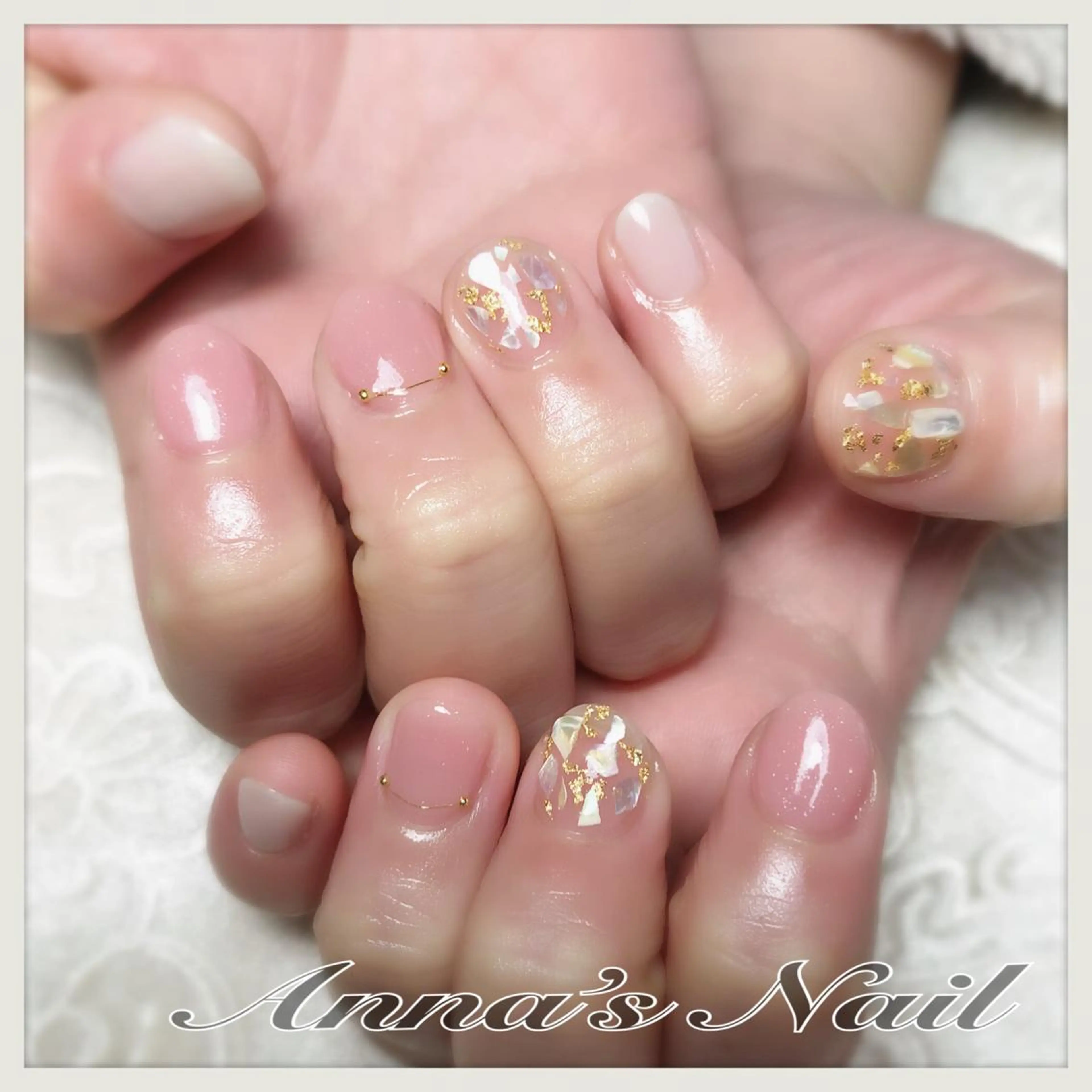 ネイル 春ネイル Anna’s Nail所属・清口 杏奈のネイルデザイン