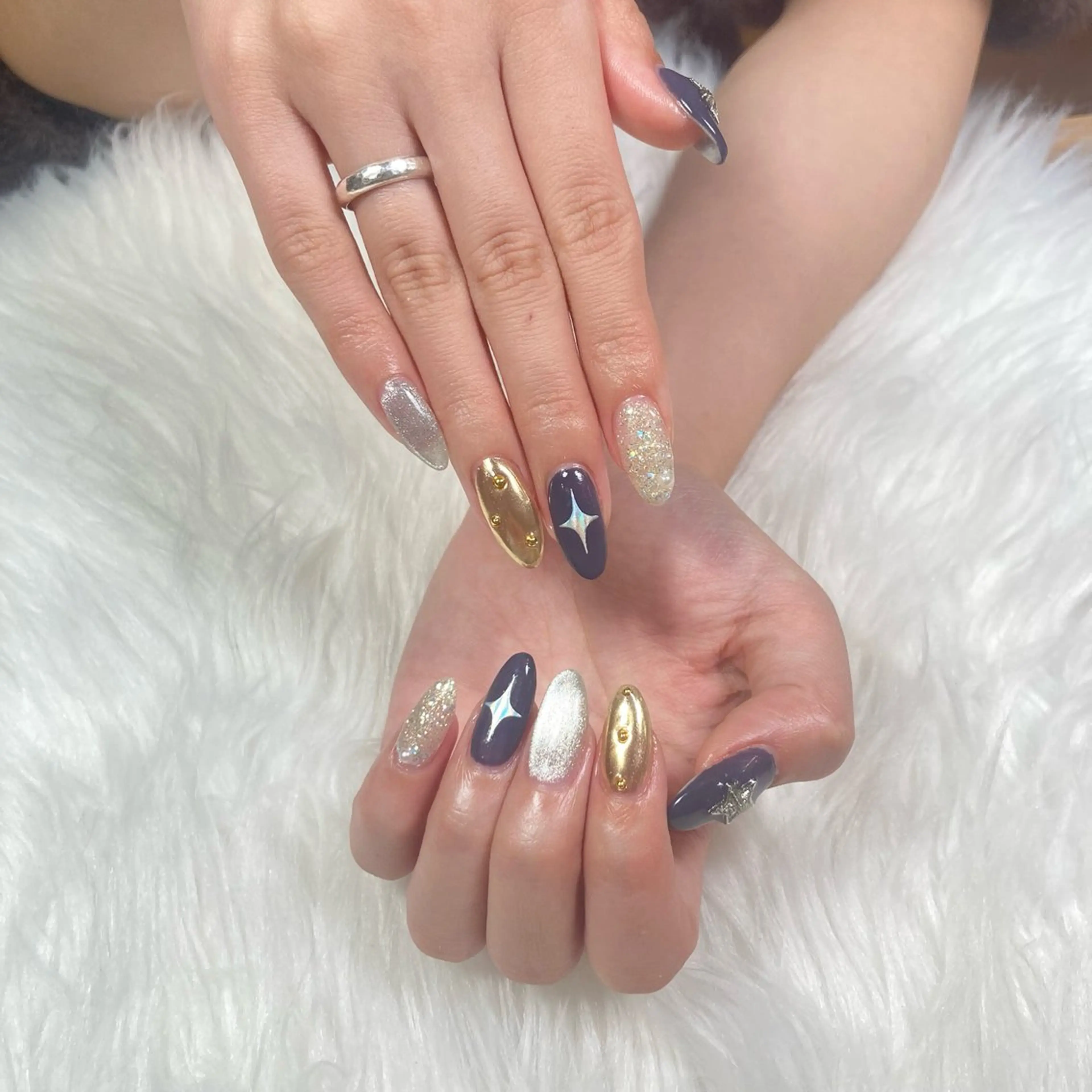 ネイル ハンドネイル 🦋Hina🦋 1月予約受付中✨のネイルデザイン