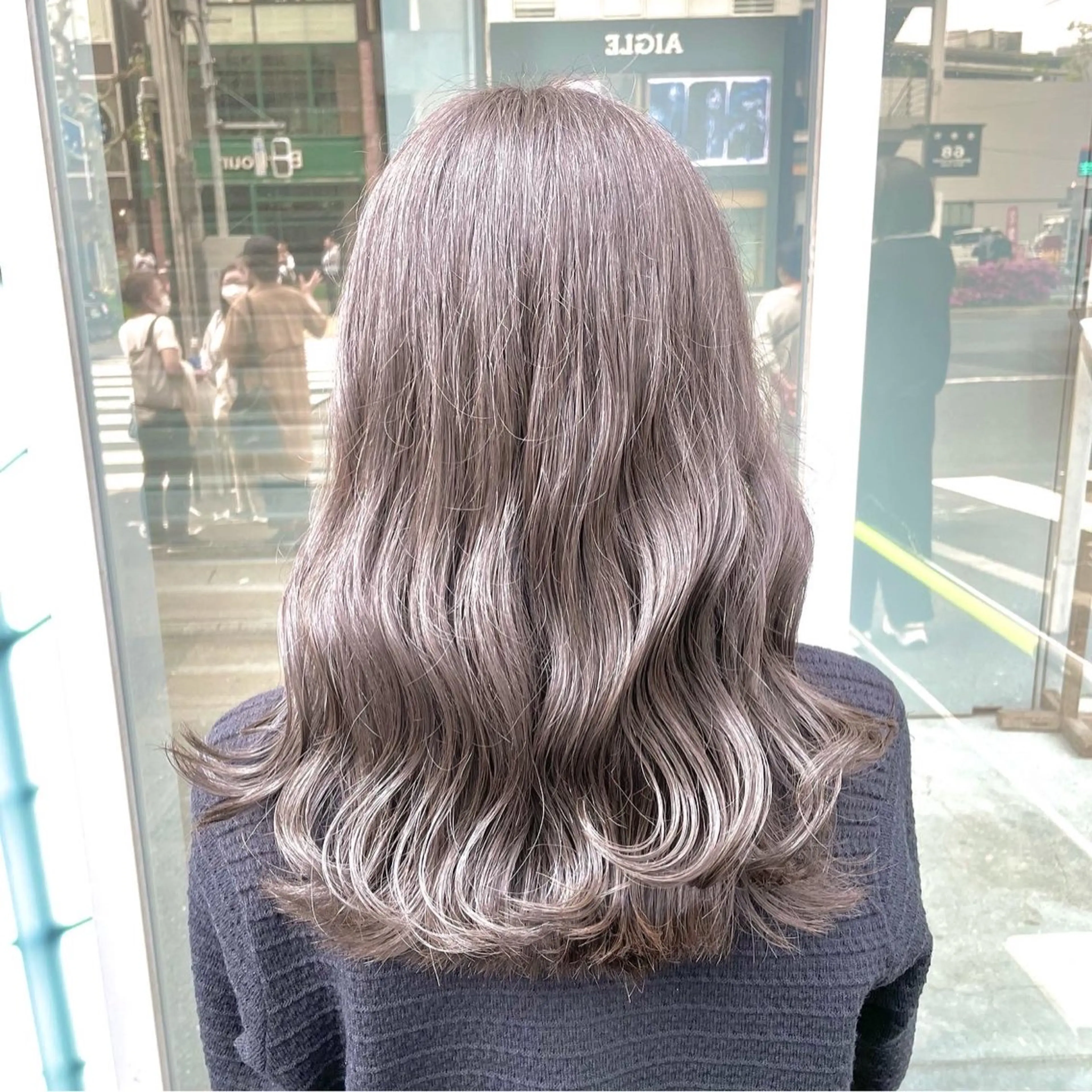 ロング 💍大人デザイン /ハイトーン♡リクトのヘアスタイル