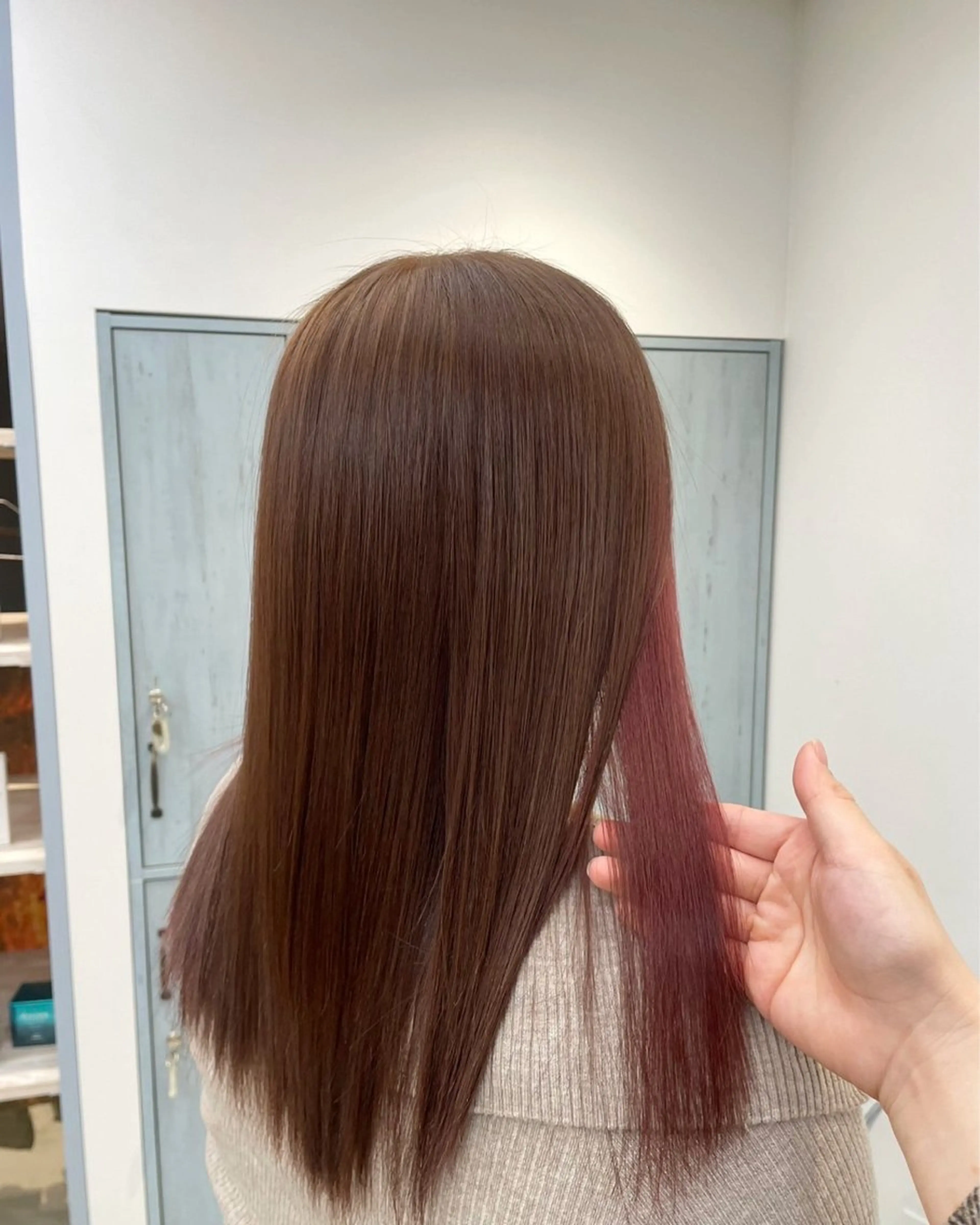 カラー miu🌝 ハイライト/一宮のヘアスタイル