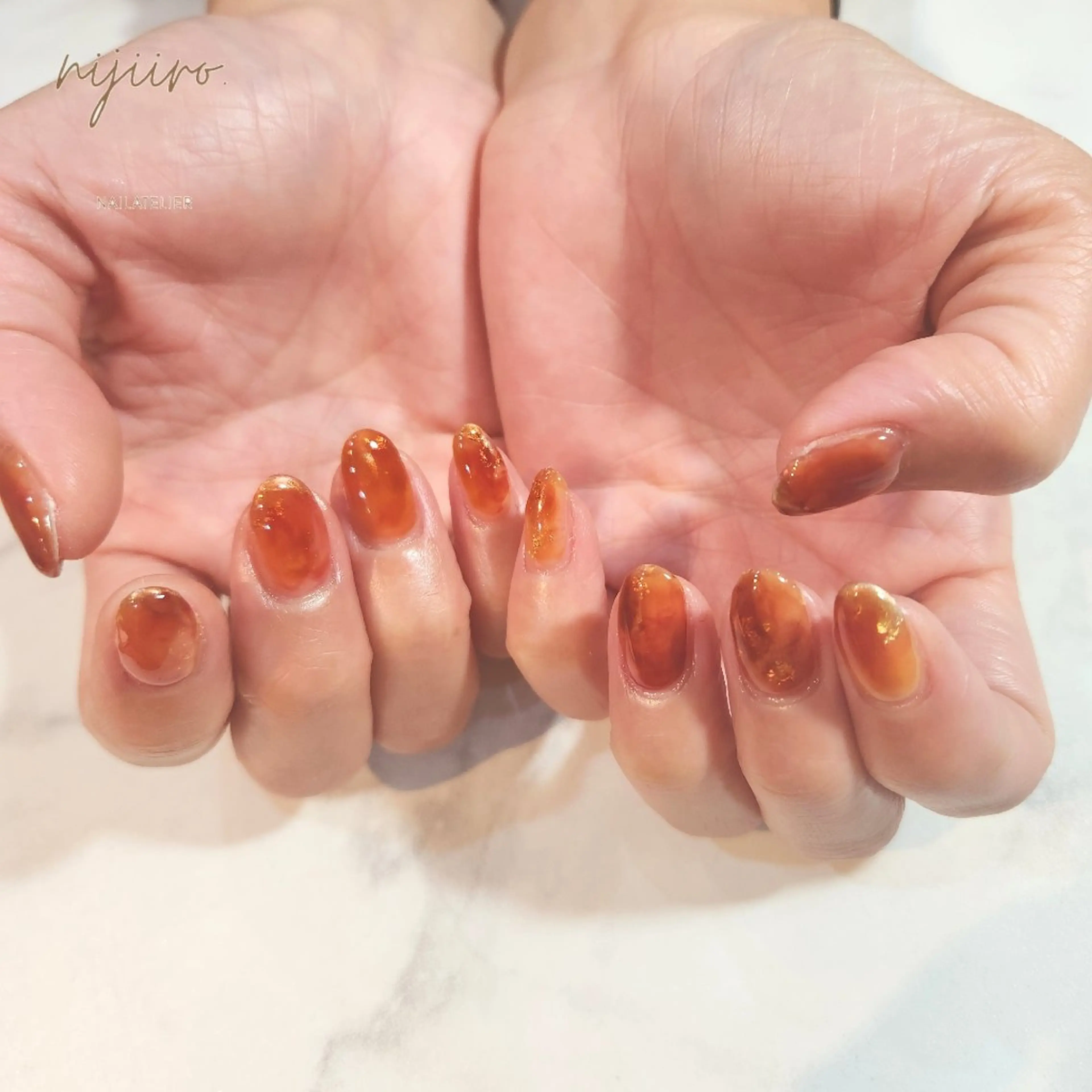 ネイル ハンドネイル nailatelier nijiiro.所属・nijiiro🌈 サトウのネイルデザイン