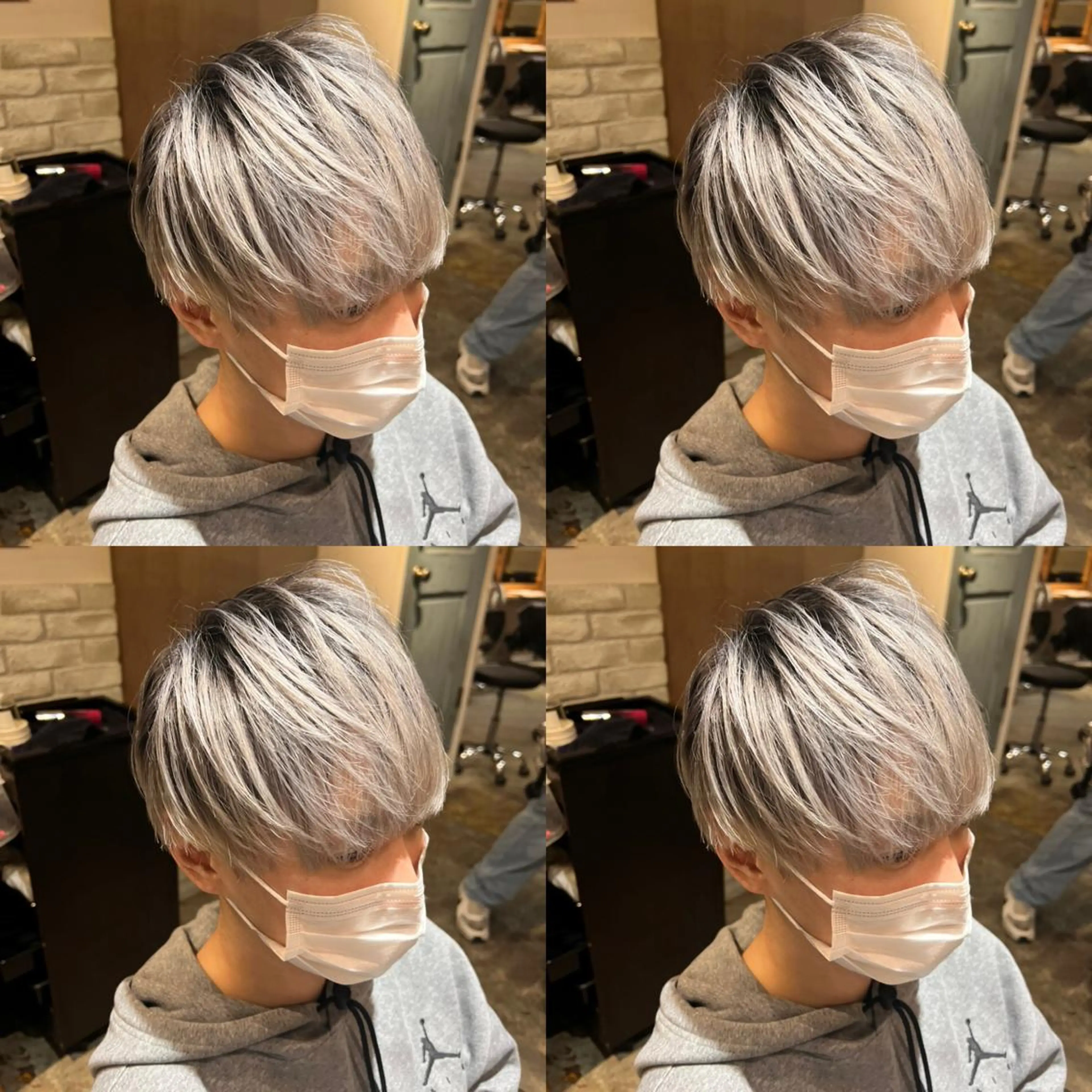 カラー メンズ レイヤー×髪質改善 マネージャー安藤光司のヘアスタイル