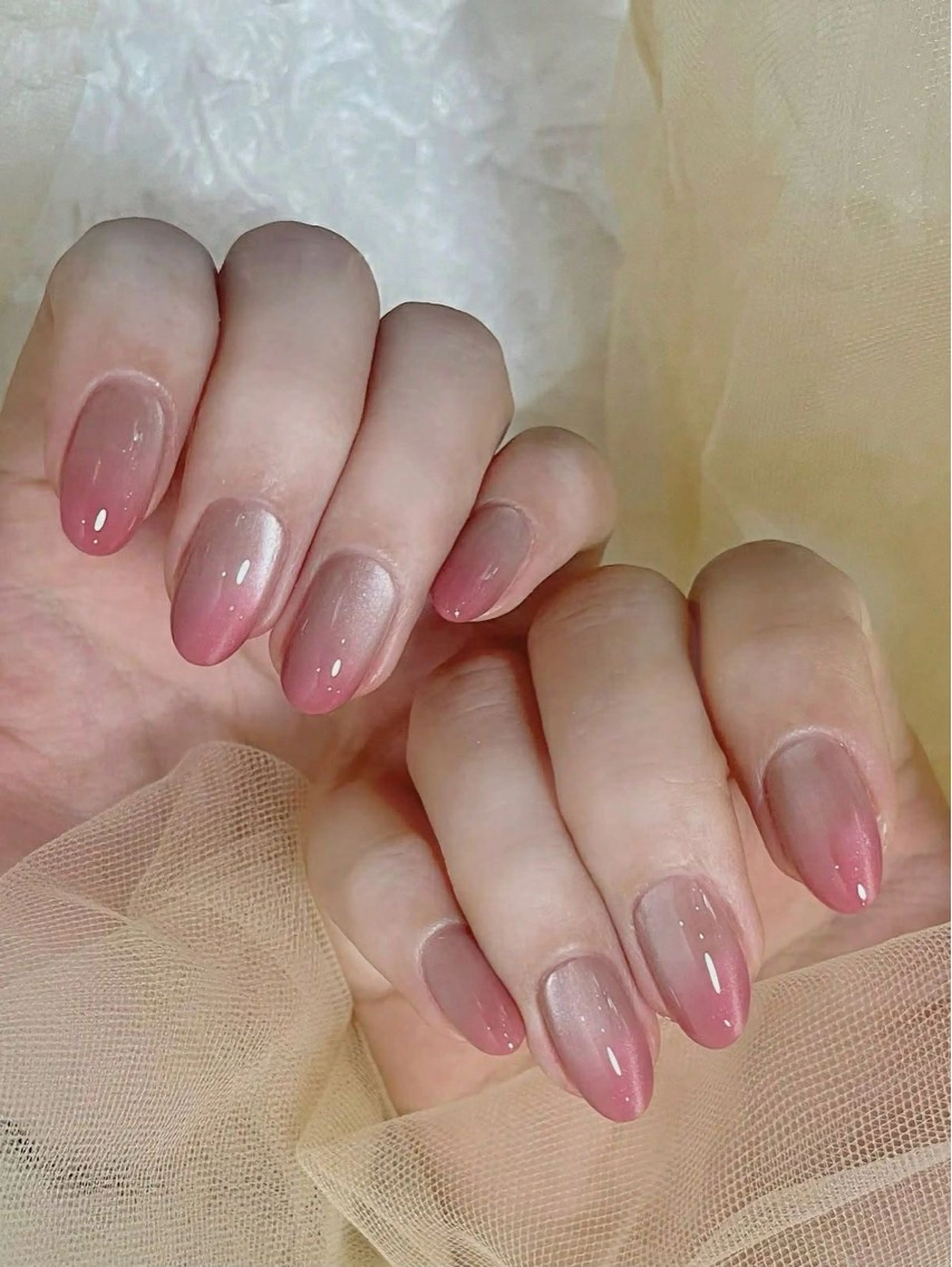 ネイル ハンドネイル 🎀PG🩵 ネイルサロンのネイルデザイン