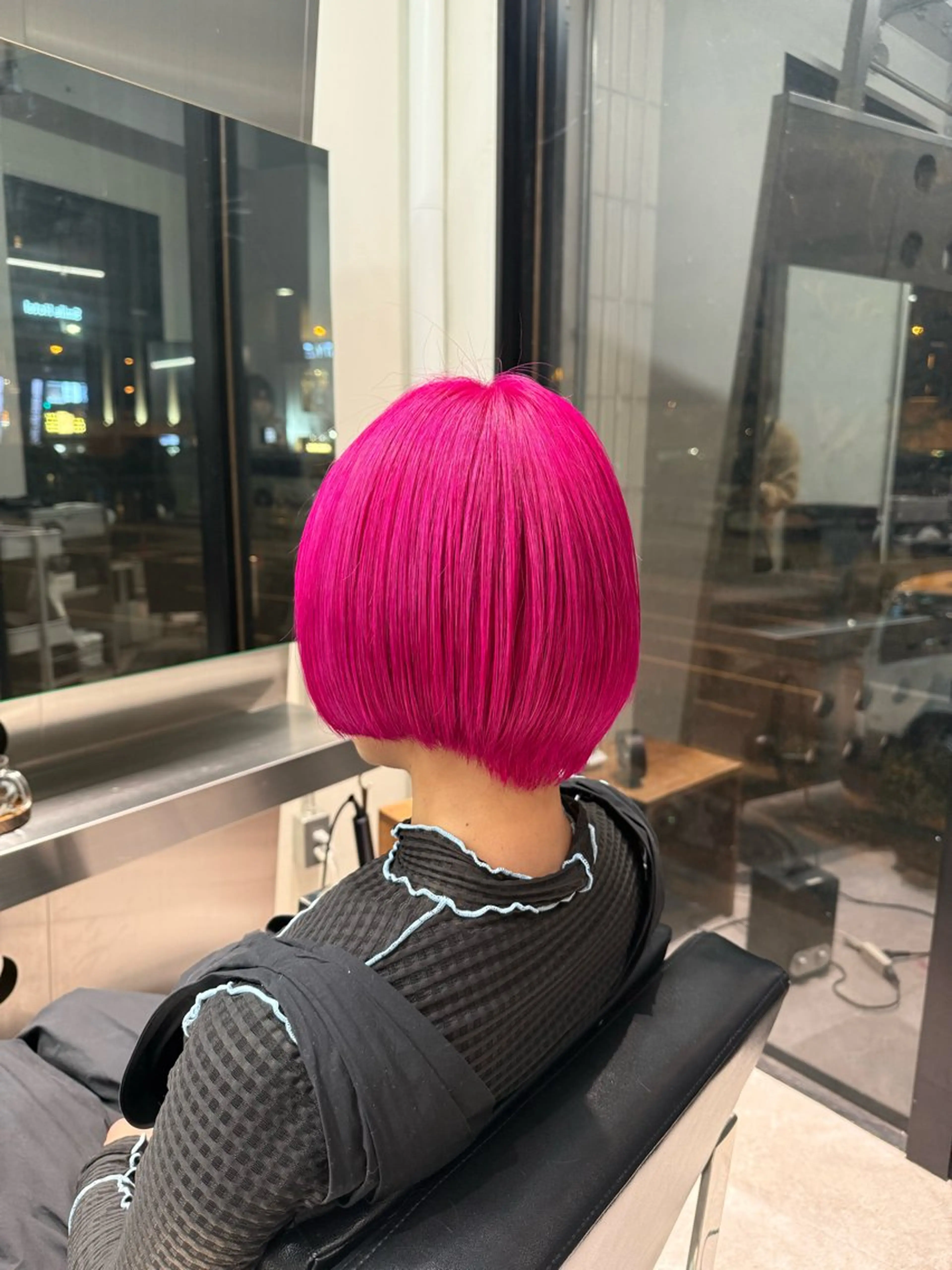 ショート ボブ カット トリートメント 堀江 /木下椋麻のヘアスタイル