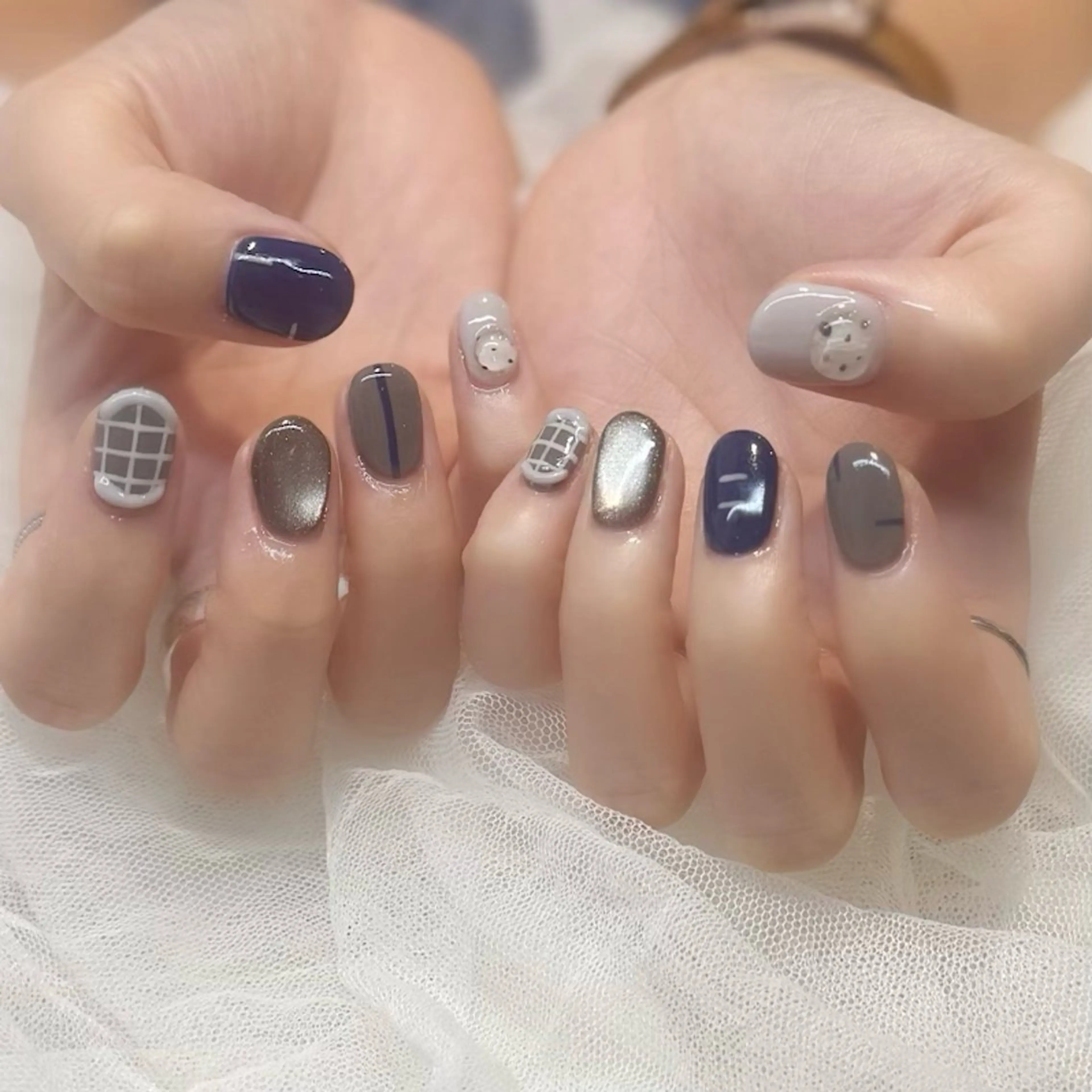 ネイル ハンドネイル 新井 ひなののネイルデザイン