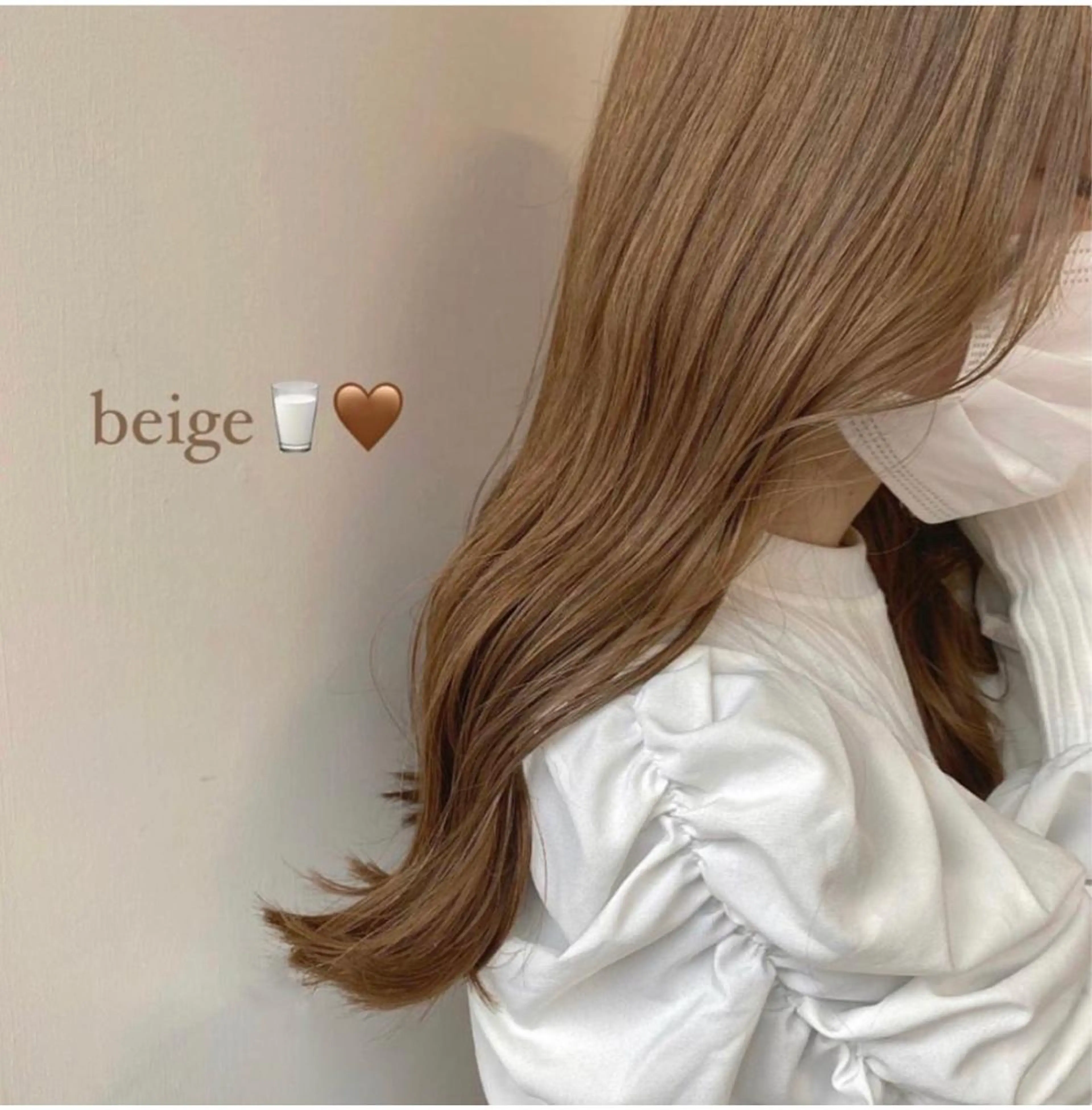 ロング カラー ベージュカラー ブリーチ 透明感カラー ナツミ/透明感カラー /酸性ストレートのヘアスタイル