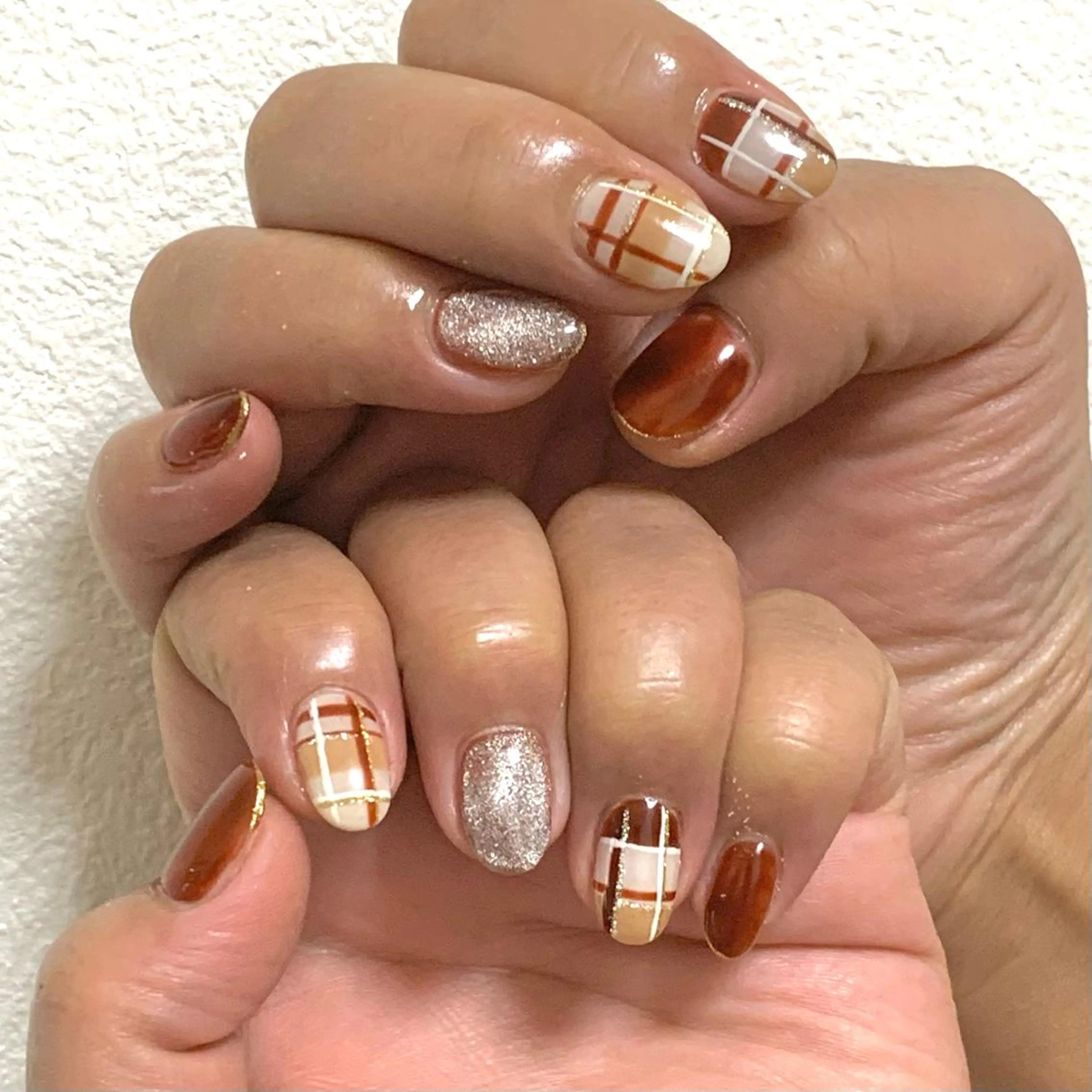 ネイル ハンドネイル καρδιά -ｶﾙﾃﾞｨｱ-のネイルデザイン