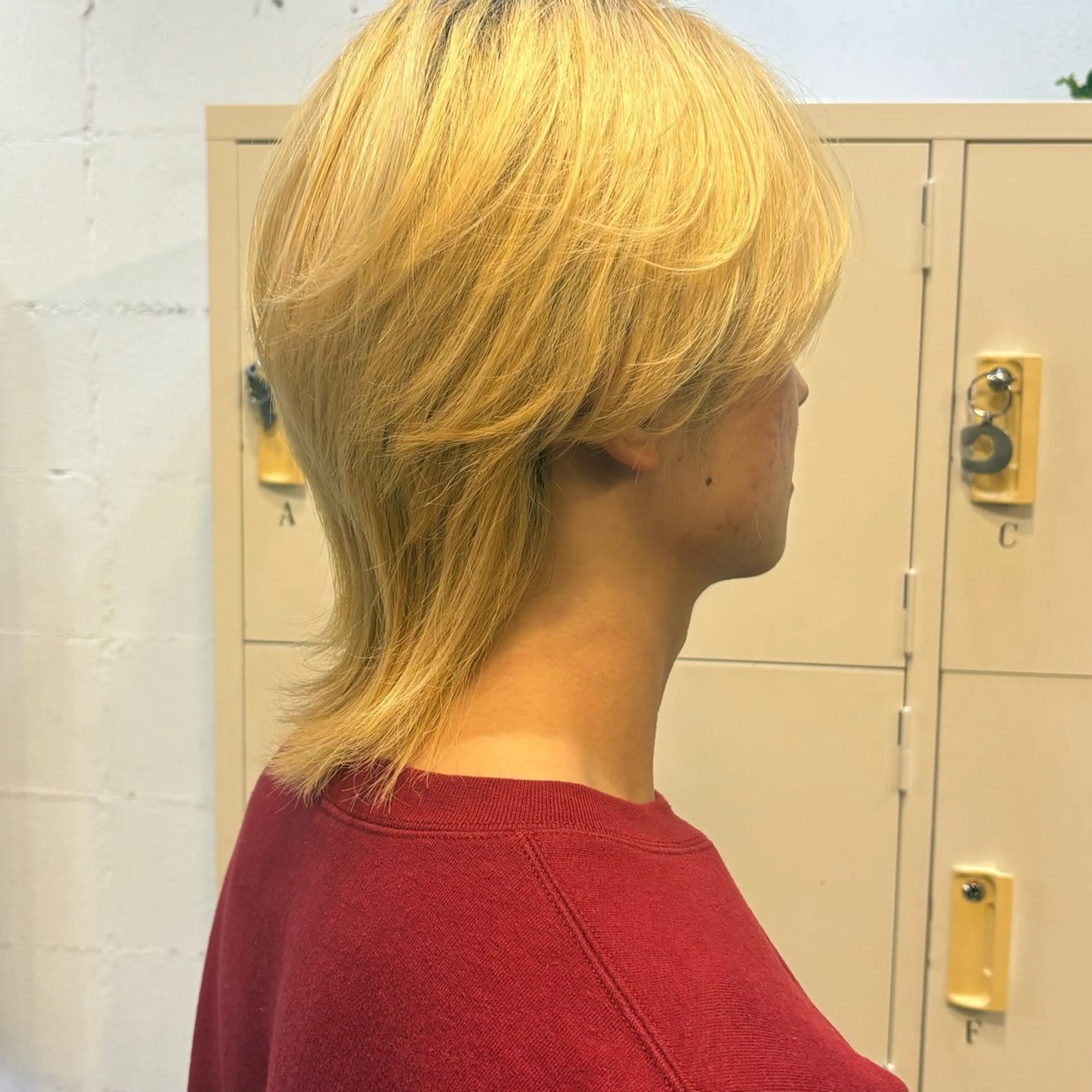 ミディアム メンズ ブリーチカラー特化 🌱/渡邉日向のヘアスタイル