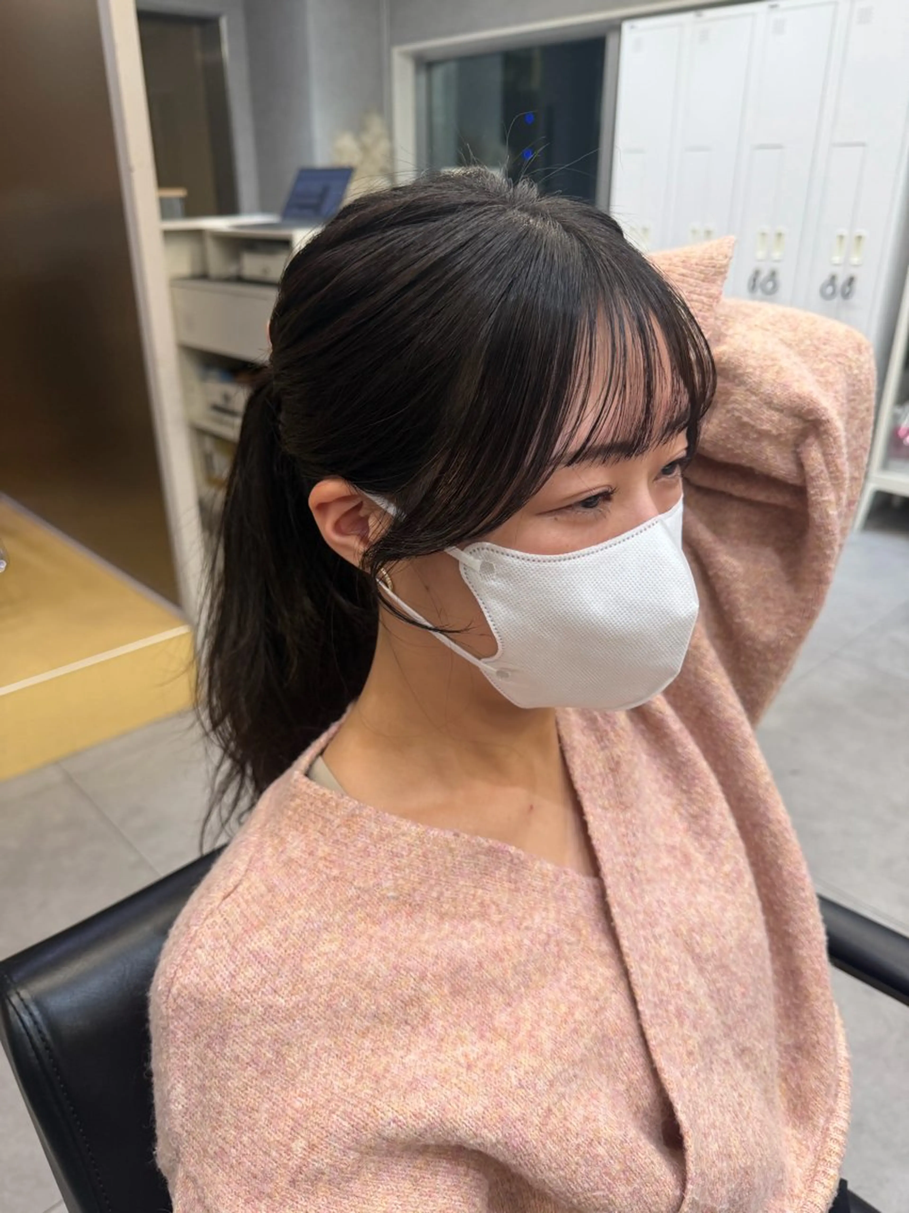 ミディアム カット Aya/大阪梅田 /艶カラーのヘアスタイル