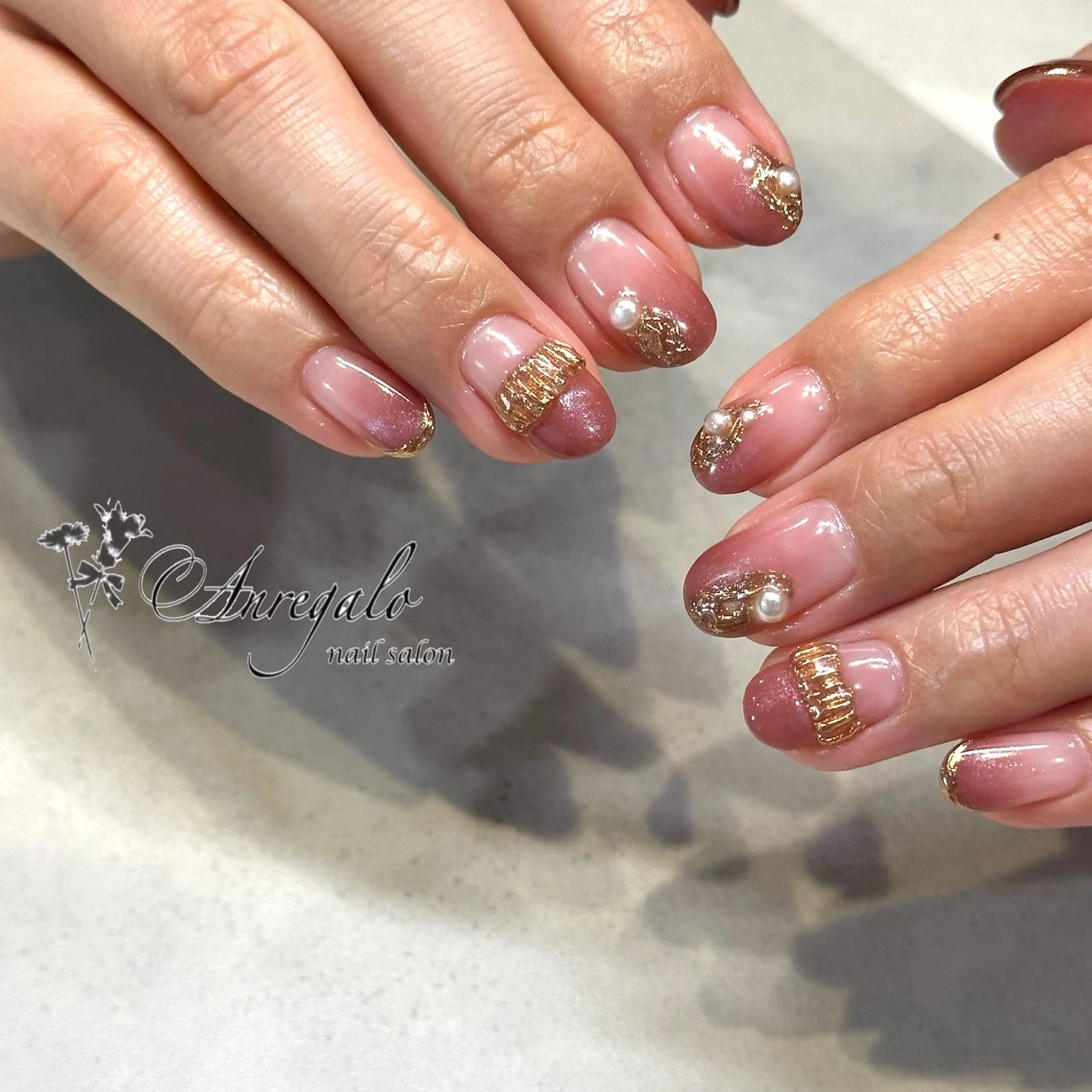 ネイル nail salon Anregalo《アンレガロ》所属・橋本 麻未のネイルデザイン