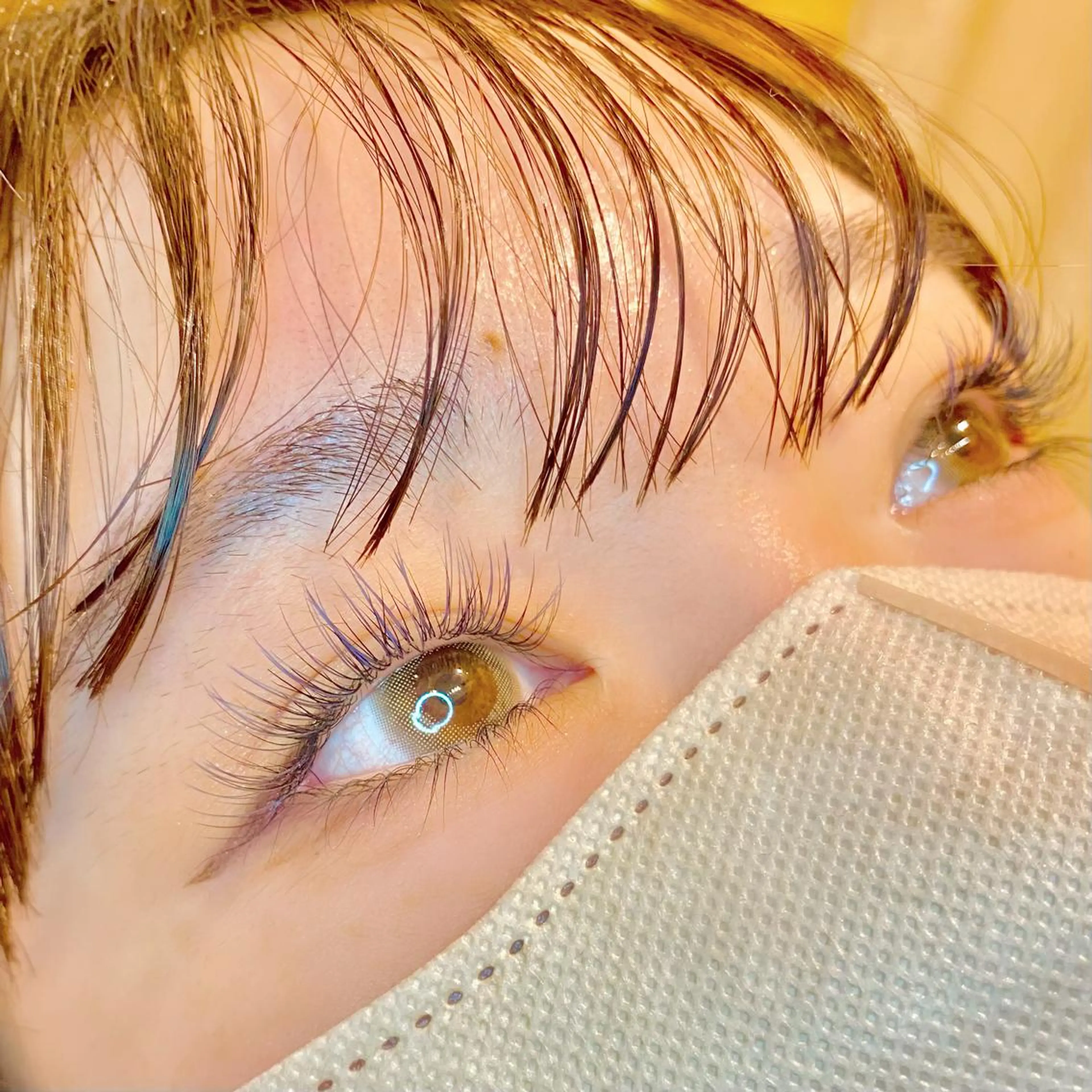 マツエク・マツパ 目尻長め パリジェンヌラッシュリフト Daenerys(デナーリス)所属・近藤 優羽のマツエク・マツパデザイン