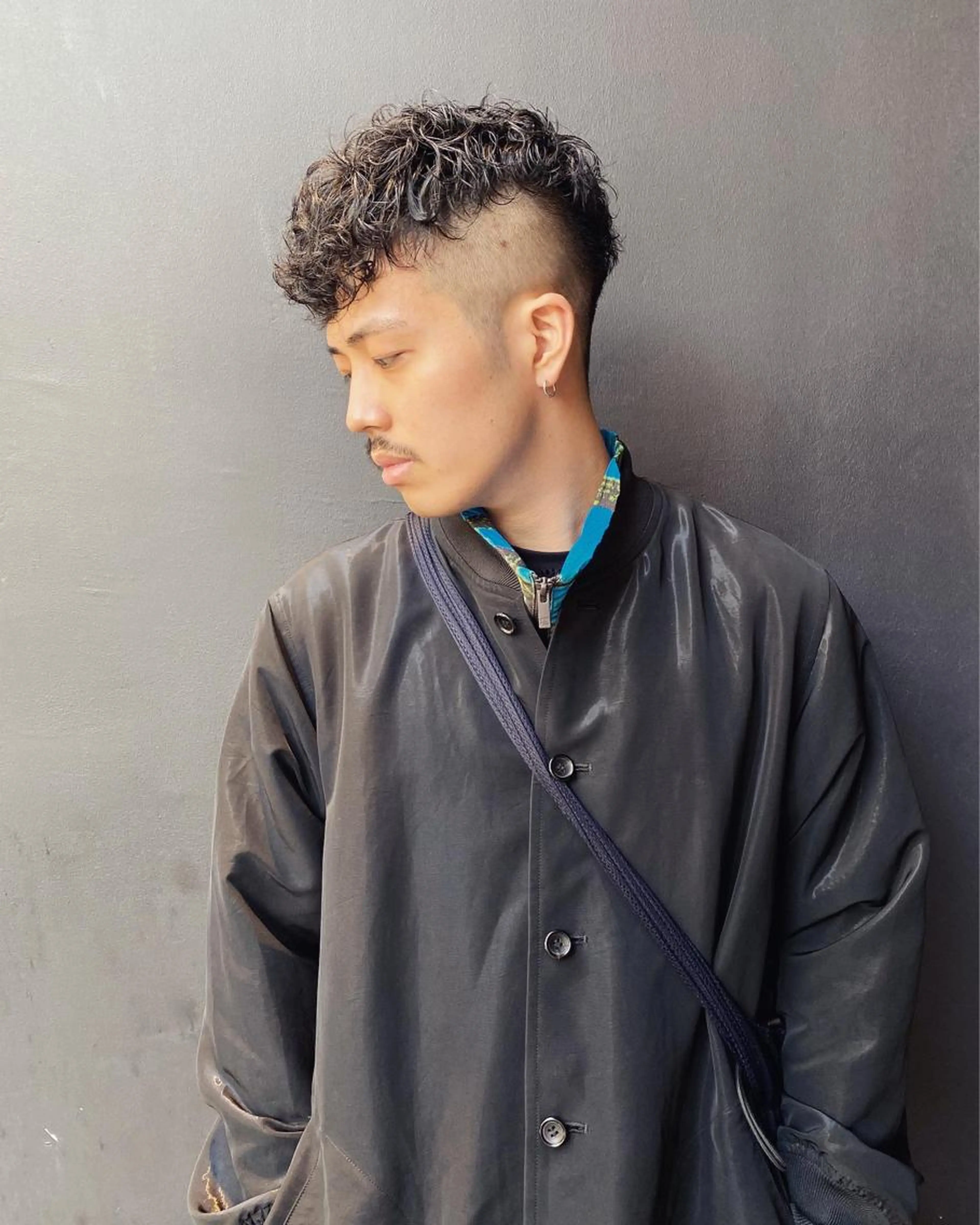 メンズカットパーマの写真