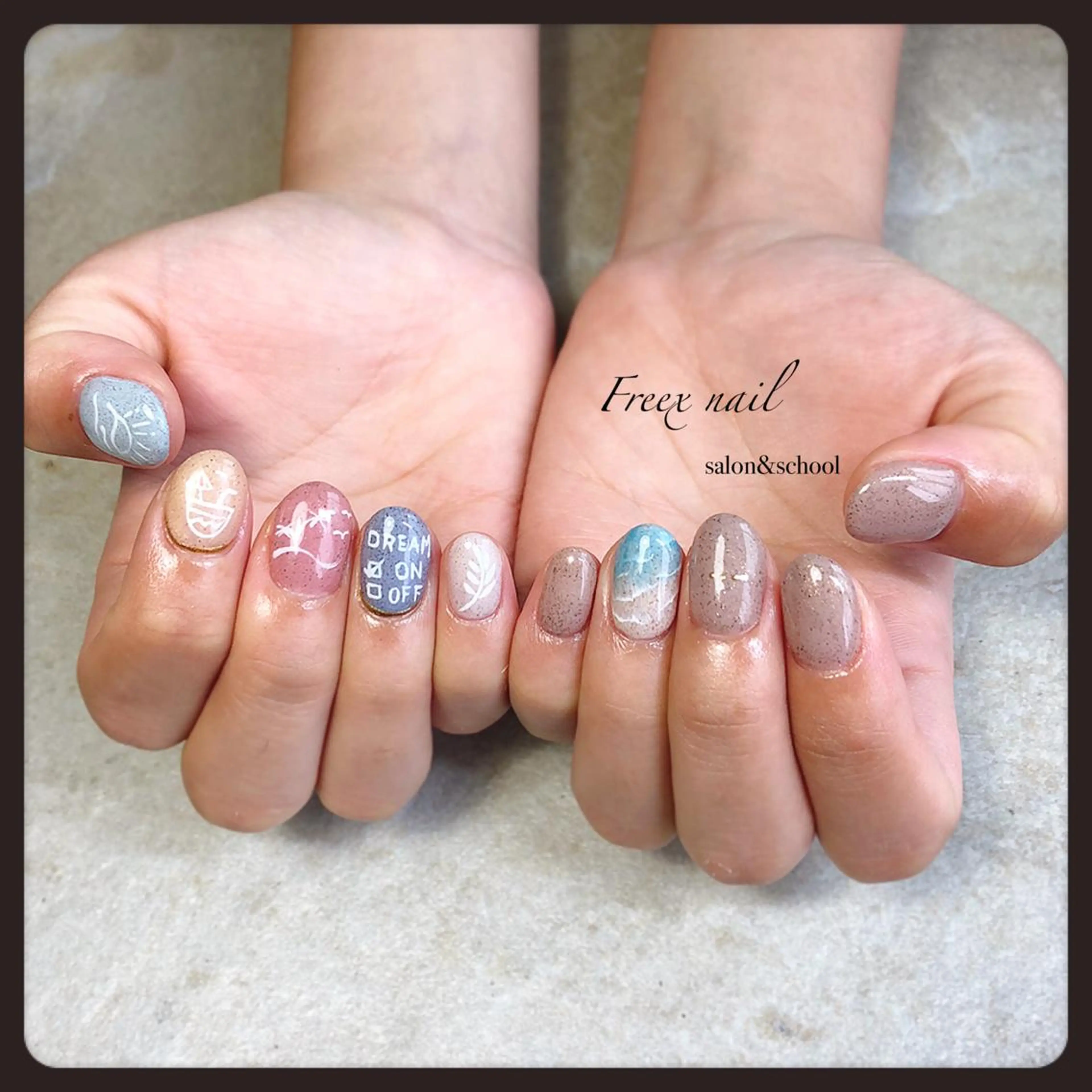ネイル Freex nail所属・freex nail /ニュアンス/個性派のネイルデザイン