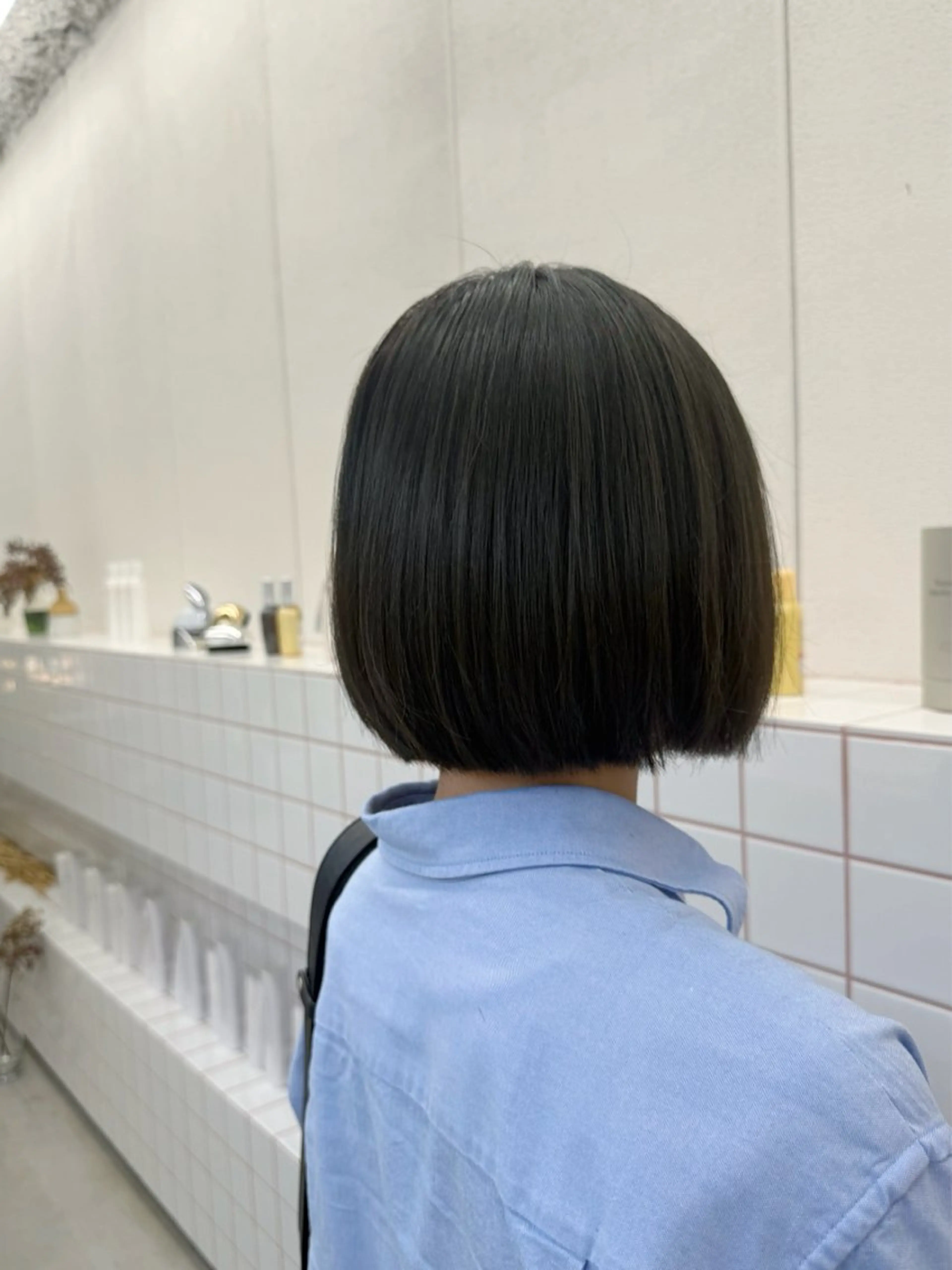 ショート カット ヘアカラー トリートメント 🌻花屋併設🌻濱 幸帆のヘアスタイル