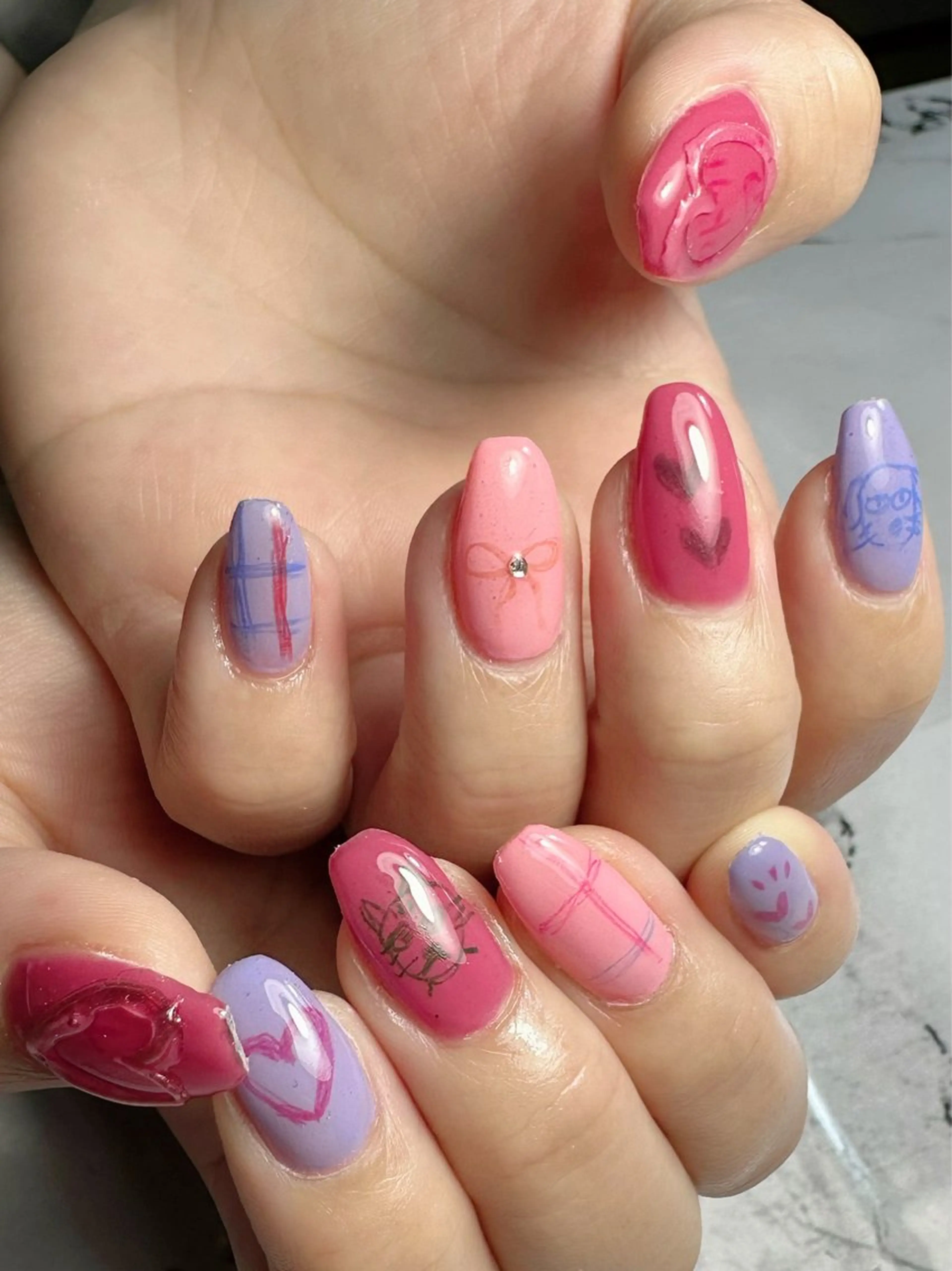 ネイル 新山 聖のネイルデザイン