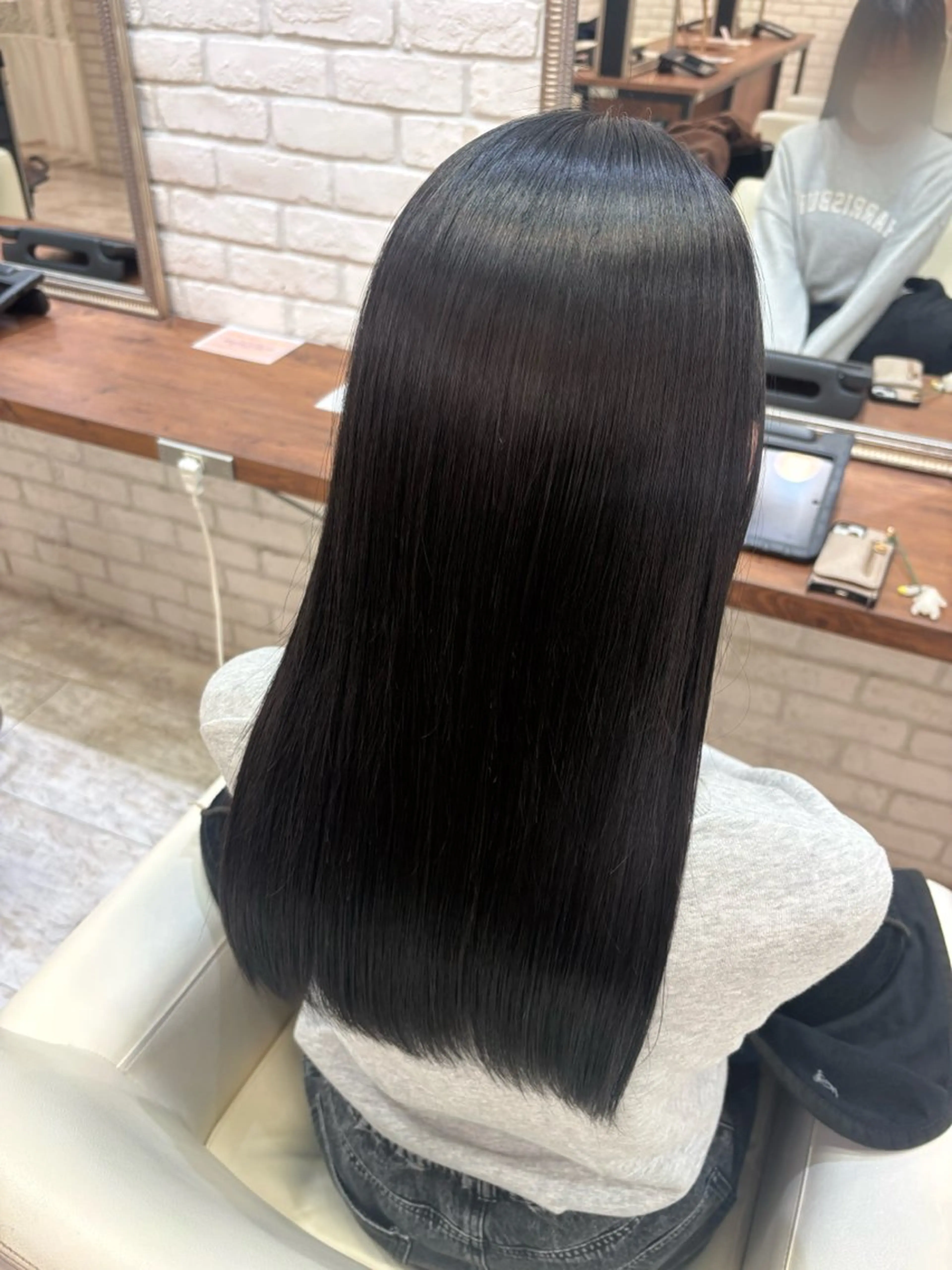 セミロング 縮毛０円モデル募集／ ♡nanami♡のヘアスタイル