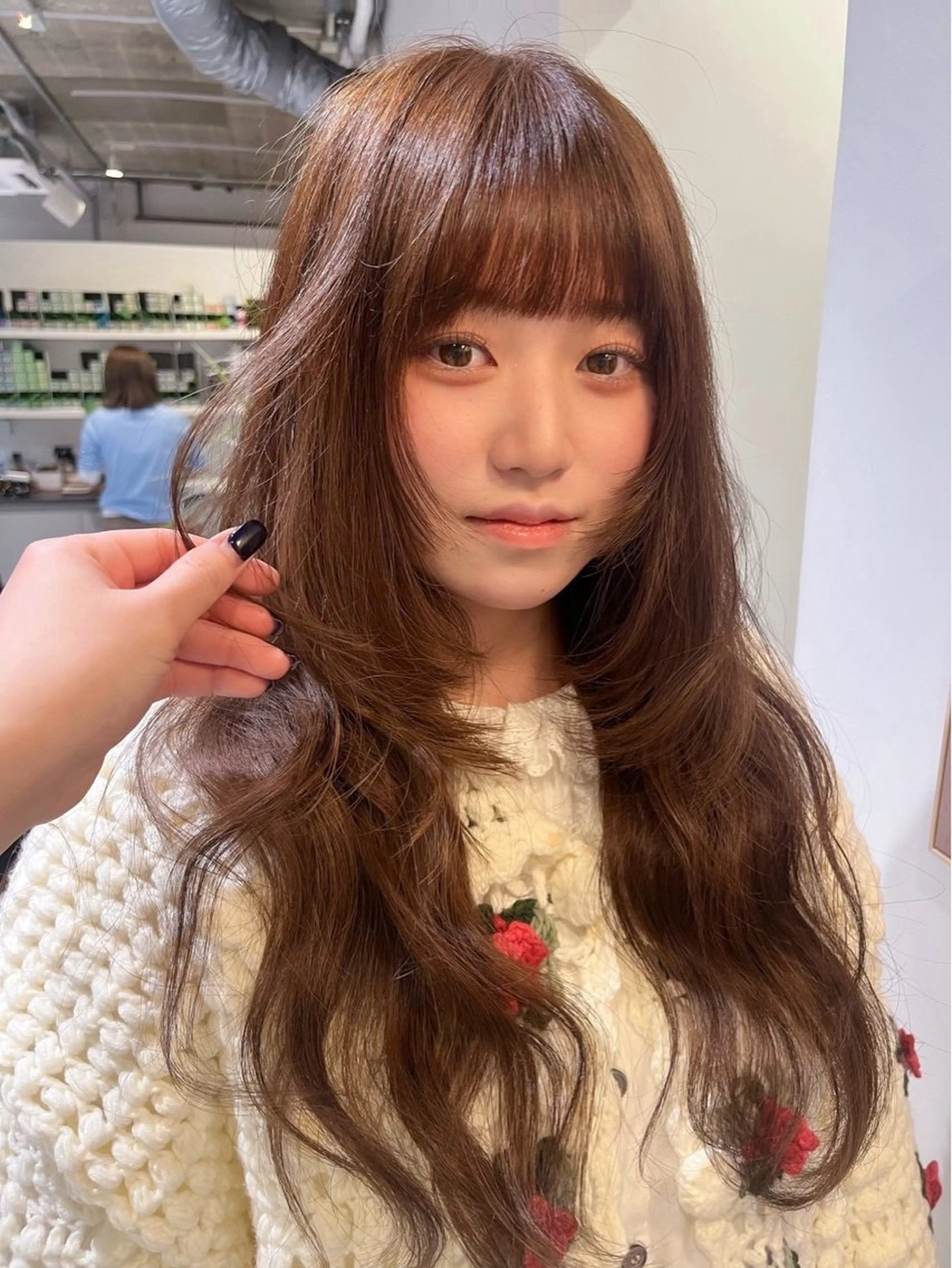 ロング ヘアカラー 🍎デザインカラー /カエデ🍎のヘアスタイル