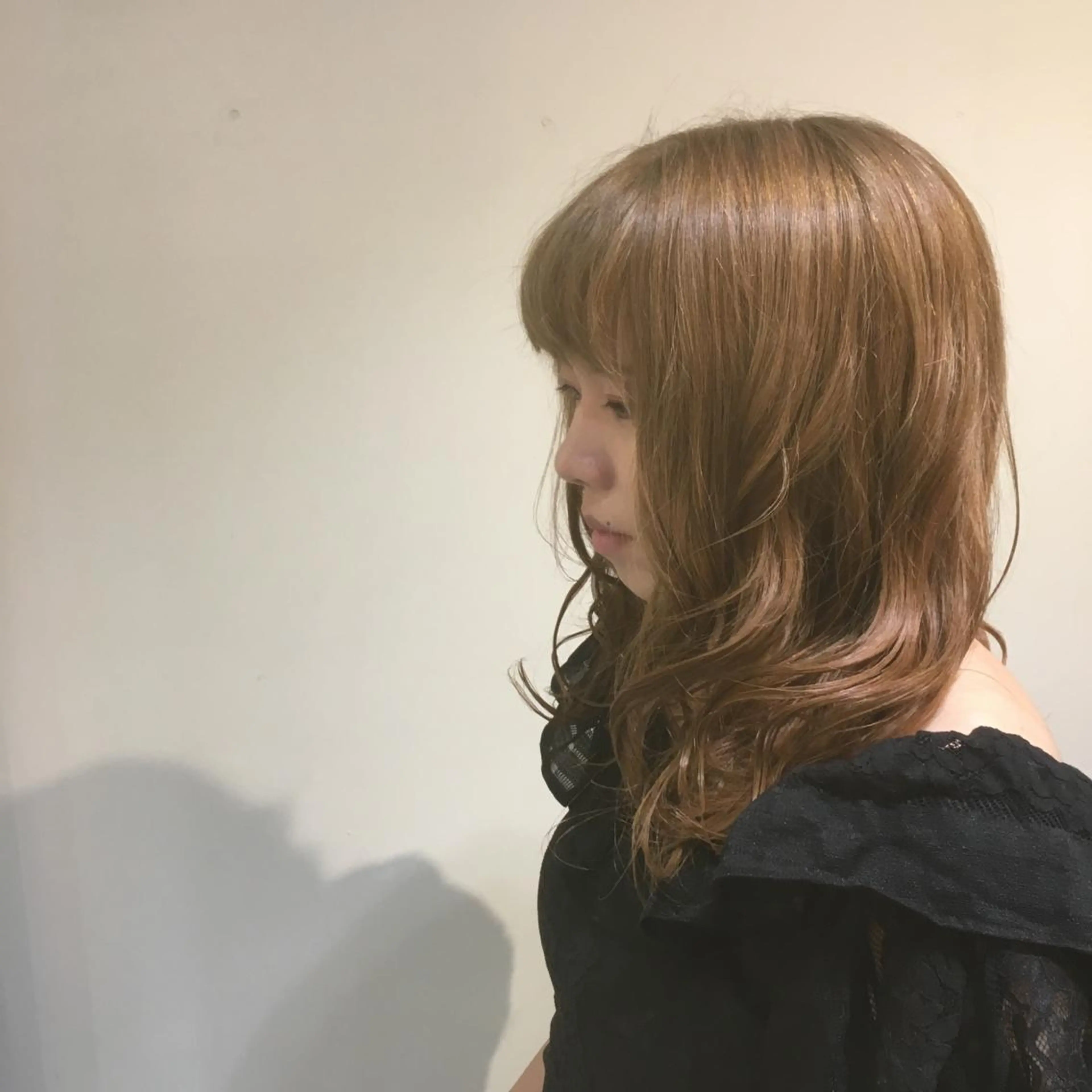 ロング カラー カット ヘアカラー トリートメント しのはら まどかのヘアスタイル