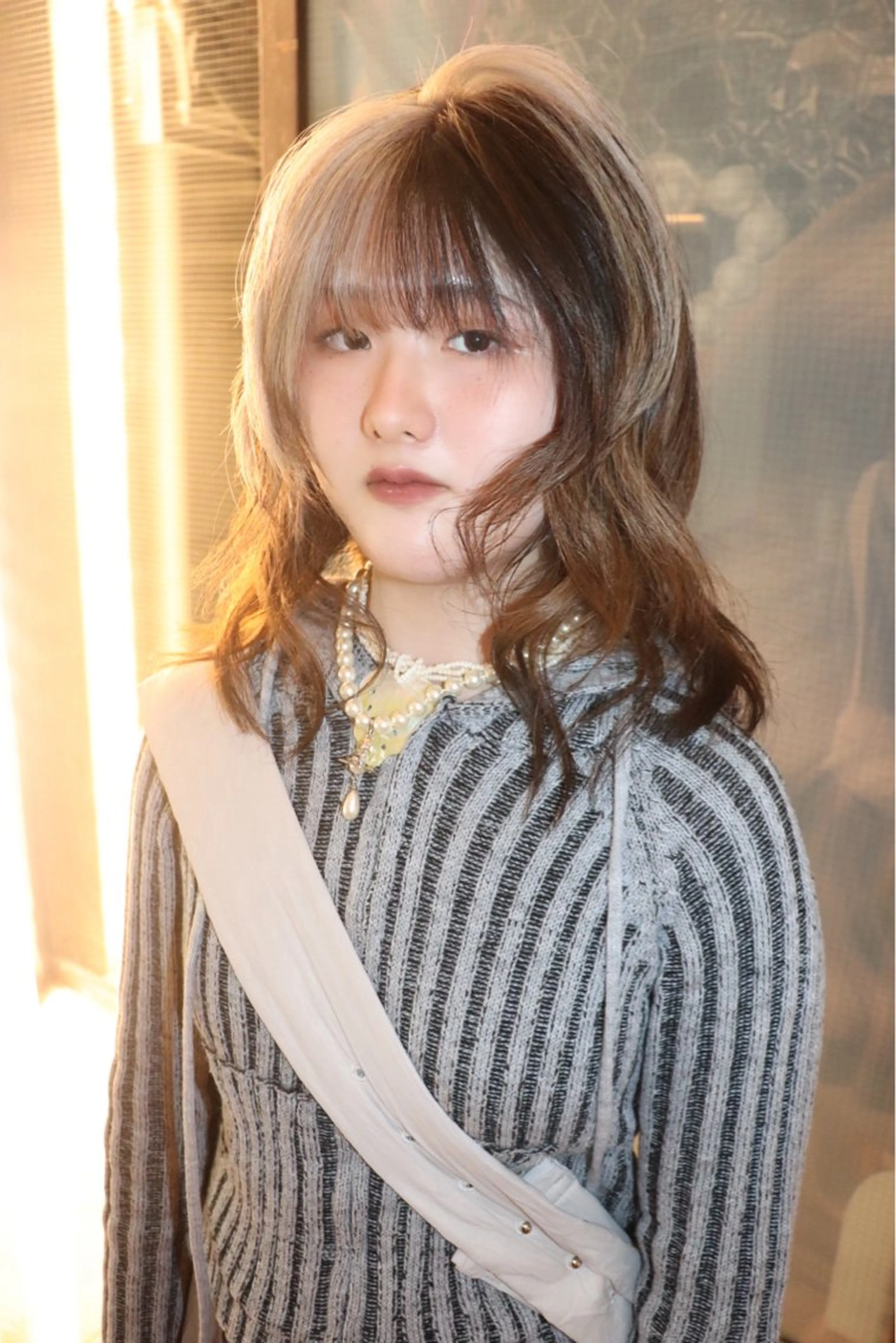 ミディアム カラー @kyoniyy KYONIのヘアスタイル