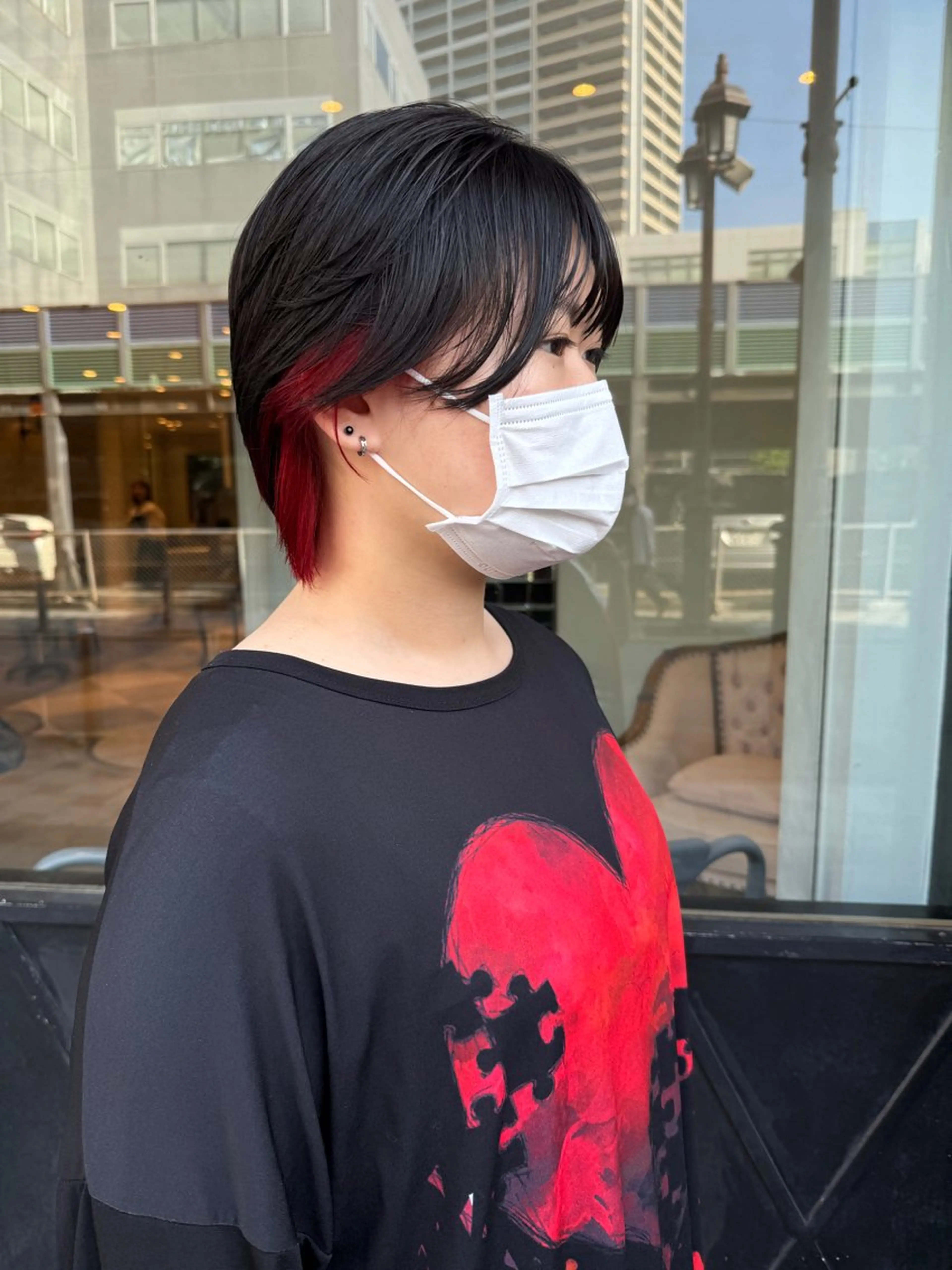 ショート カラー ヘアカラー 無料ショートカット 募集中📛杏のヘアスタイル