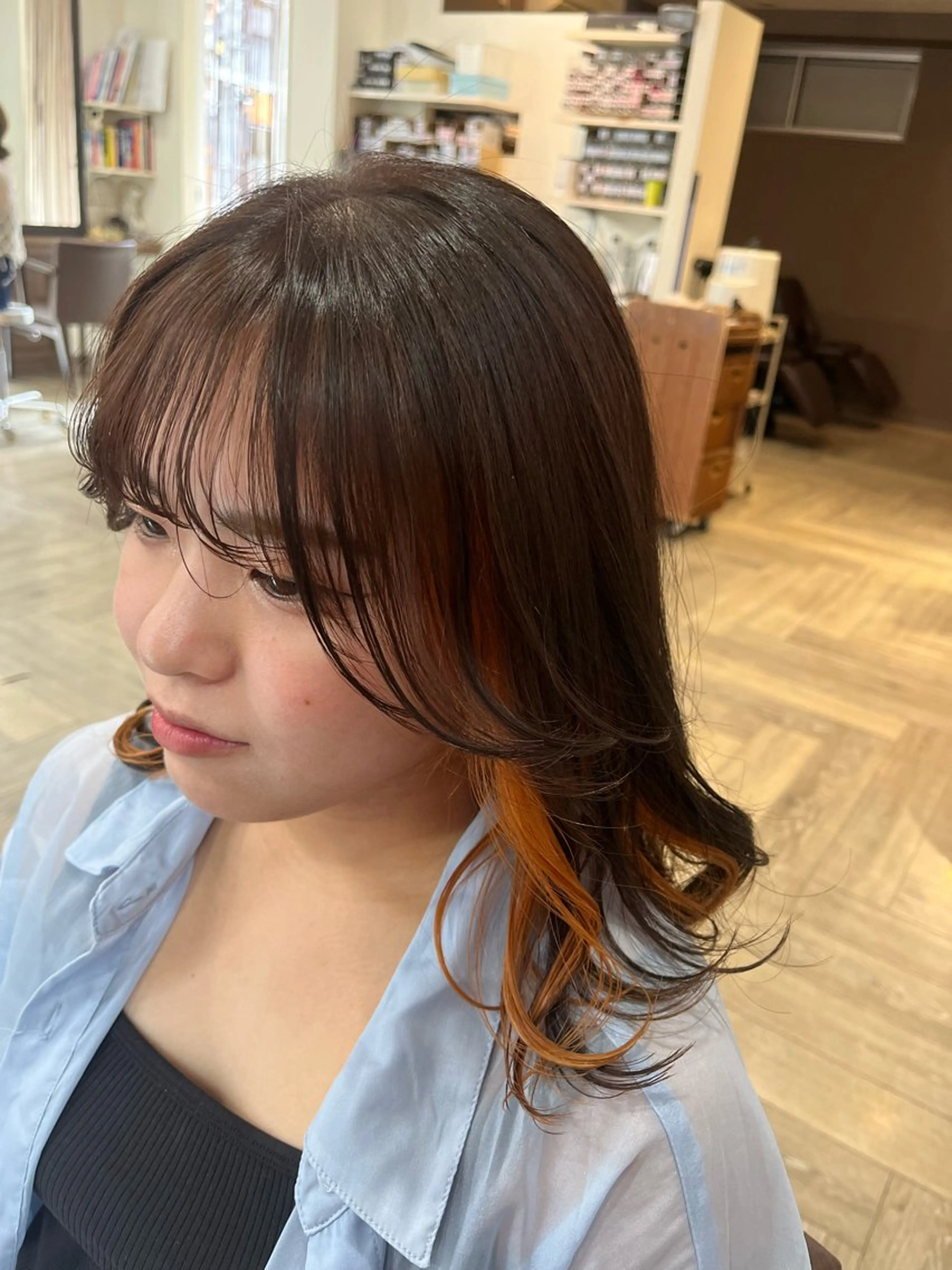 カラー デザインカラー いまい ちひろのヘアスタイル