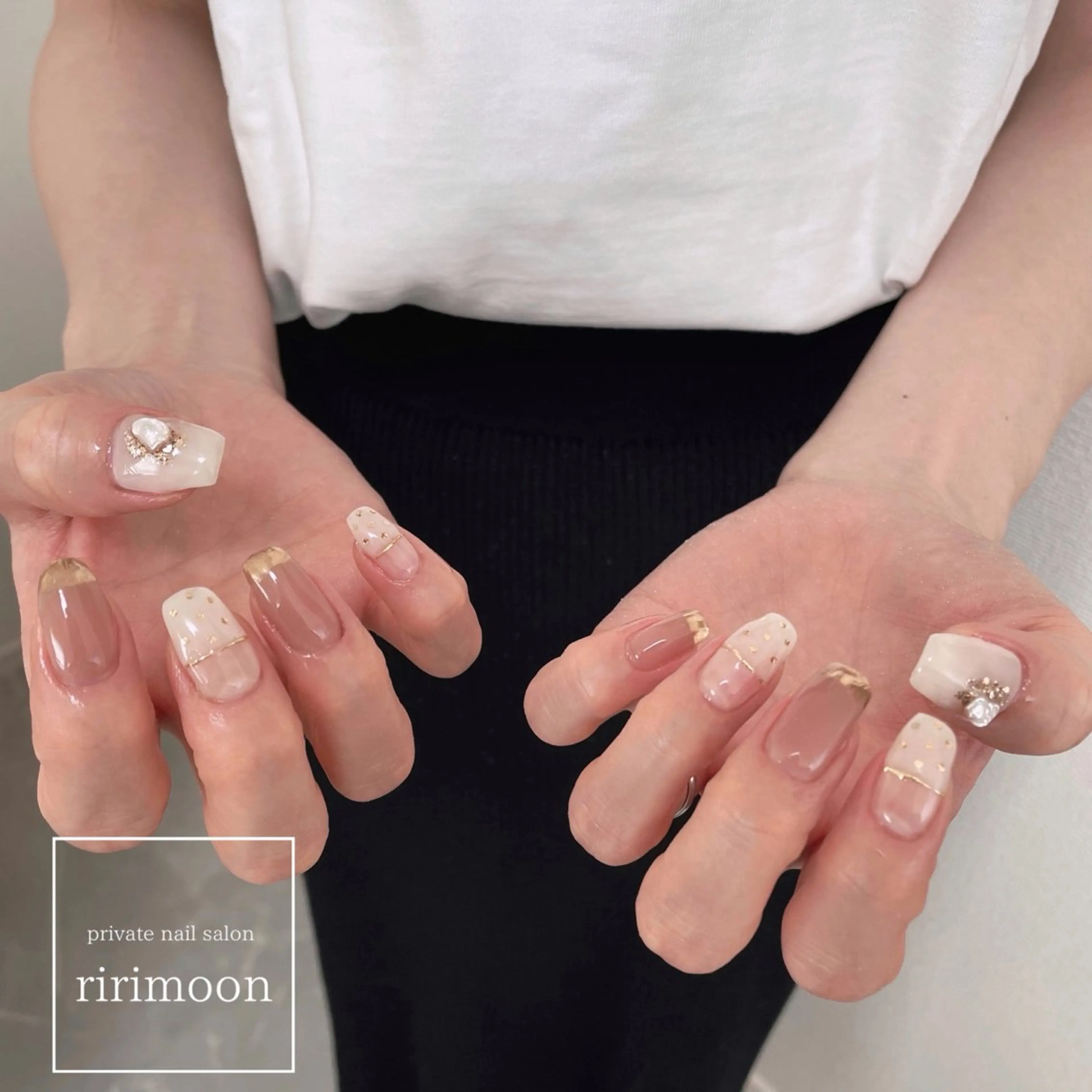 ネイル ハンドネイル ririmoon eriのネイルデザイン