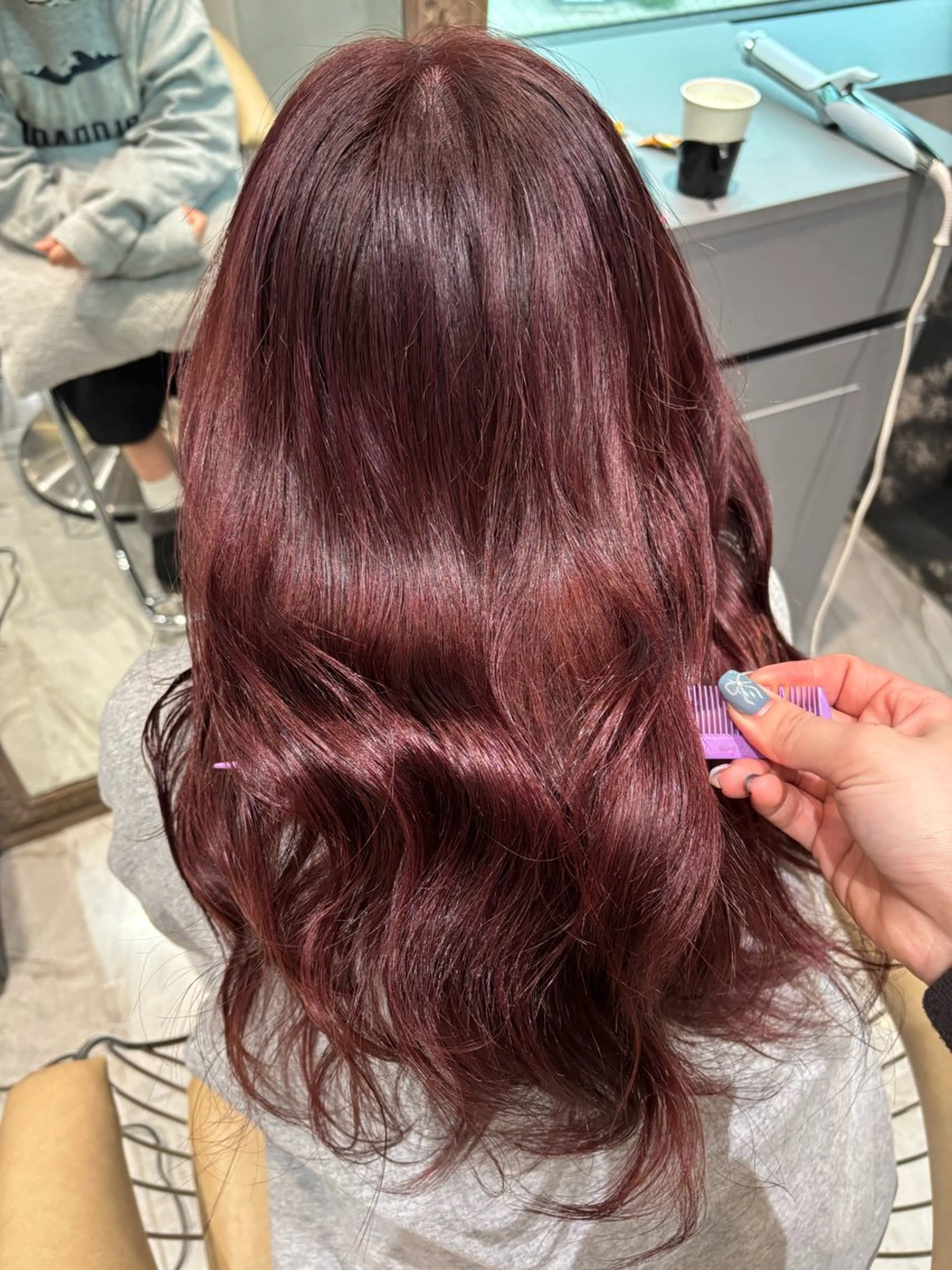 セミロング カラー 透明感カラー/艶髪 髪質改善/ayariのヘアスタイル