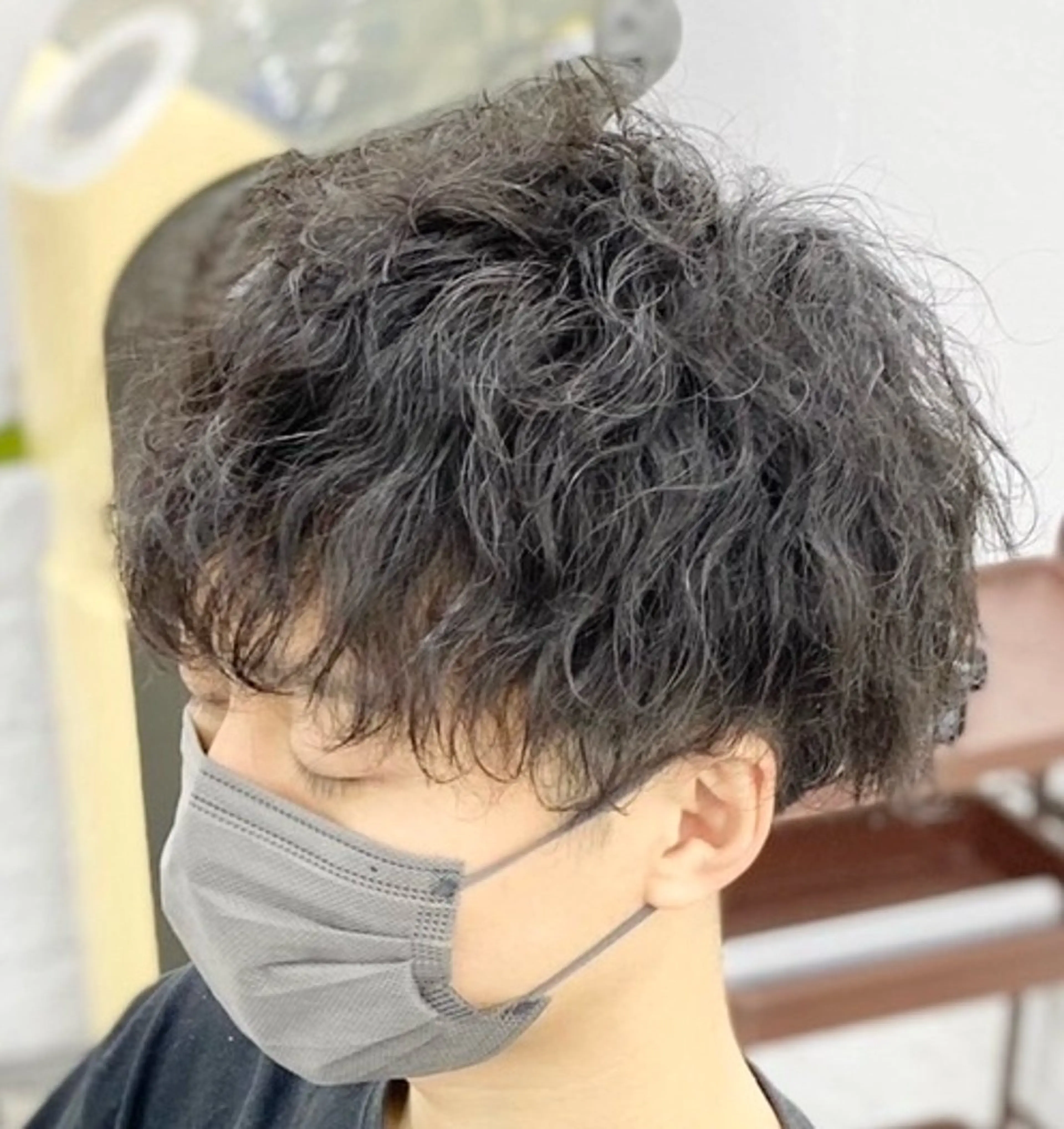 パーマ メンズ 縮毛矯正＆ハイライト 特化　須永🐶のヘアスタイル