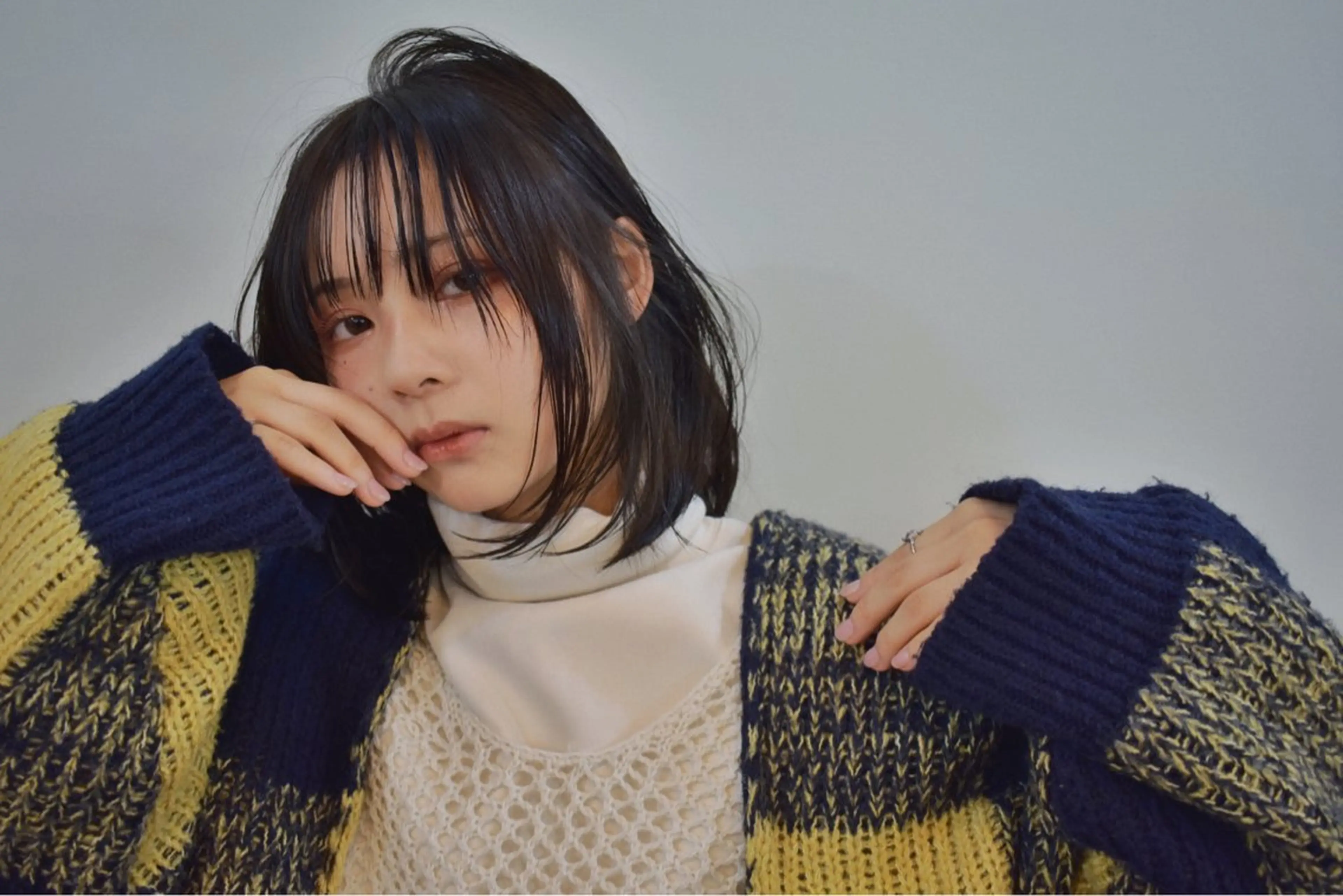 ミディアム KEIGO/ ブリーチ、矯正特化のヘアスタイル