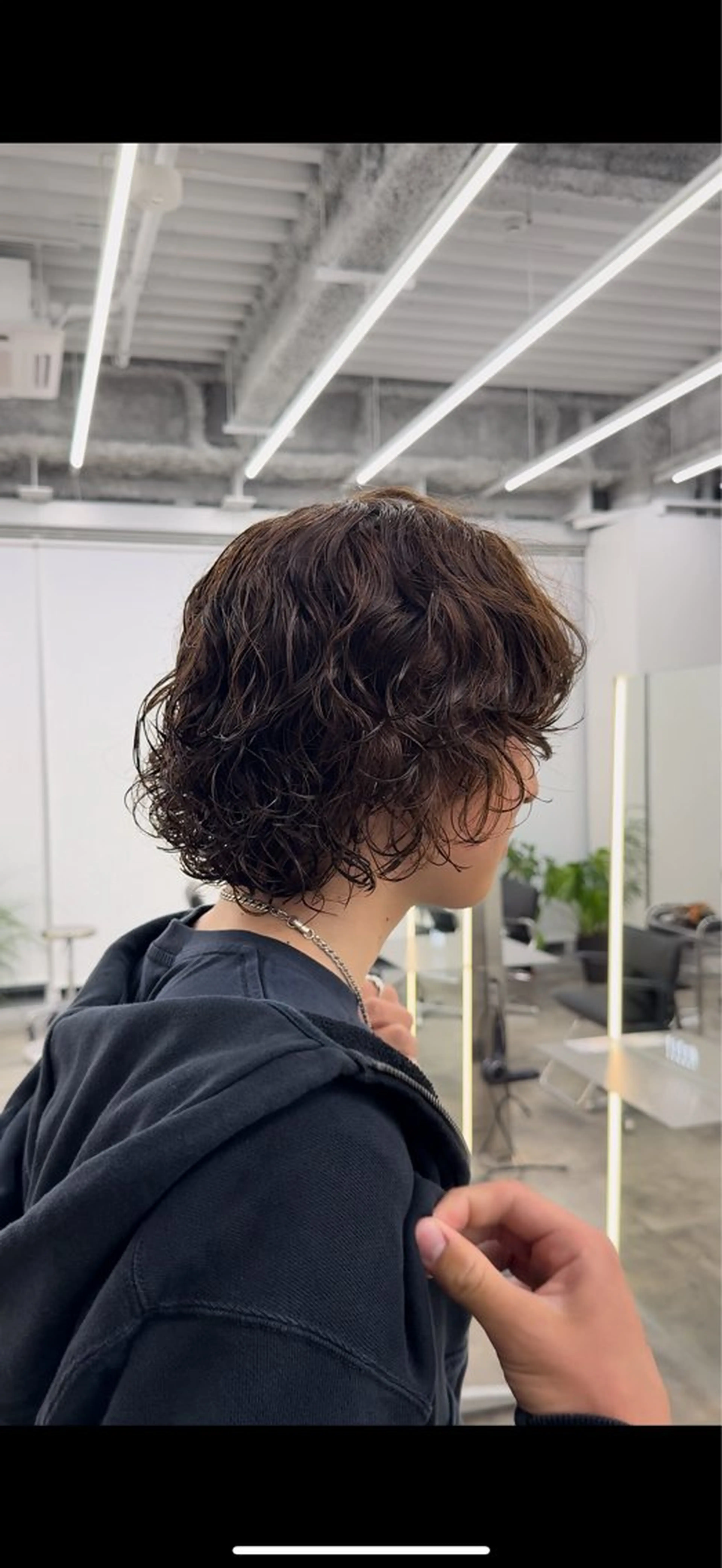 ミディアム パーマ メンズ カット パーマ トリートメント 【fifth】渡部 永遠のヘアスタイル