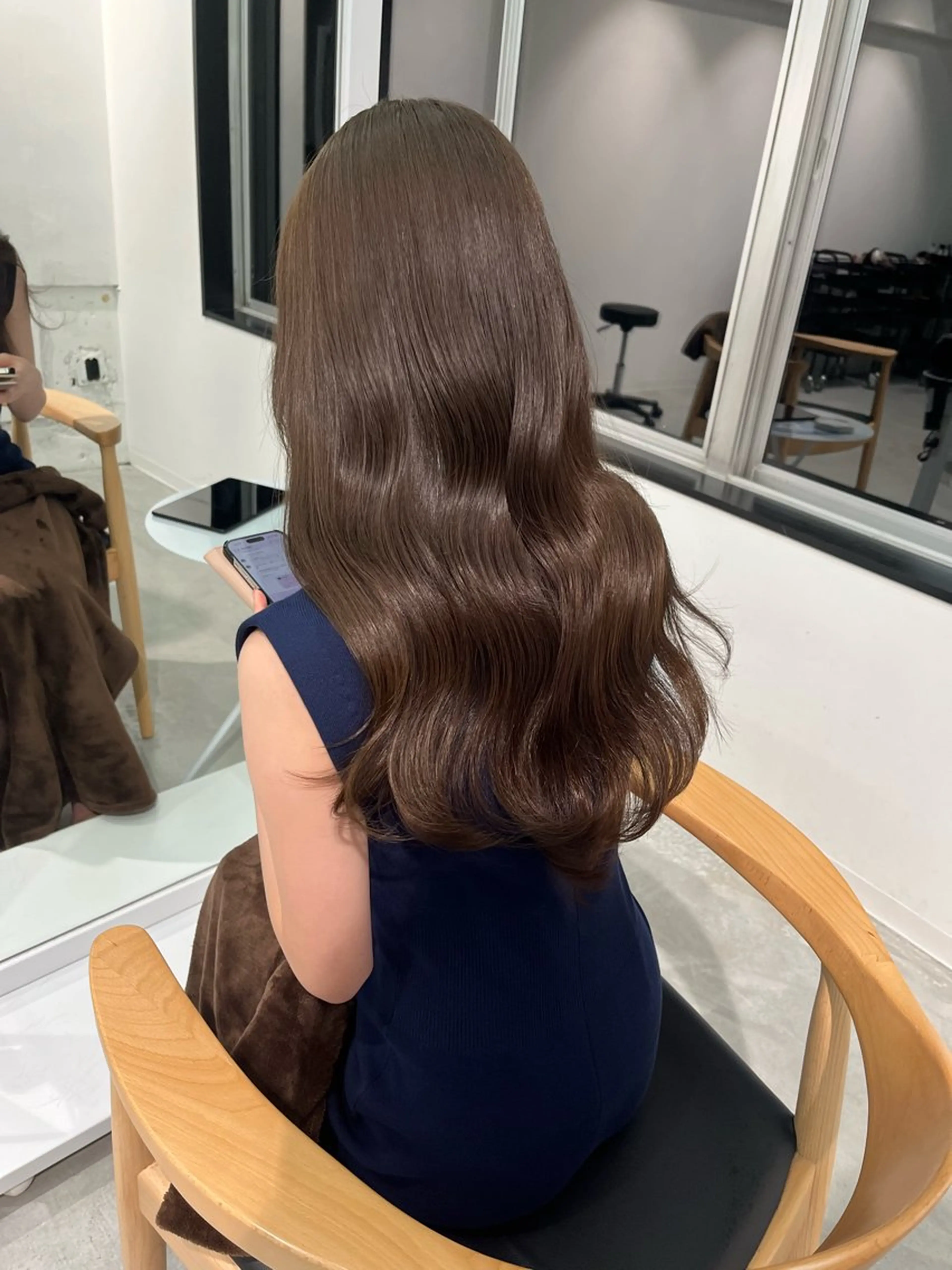 ロング カラー 阿部 瑠斗のヘアスタイル