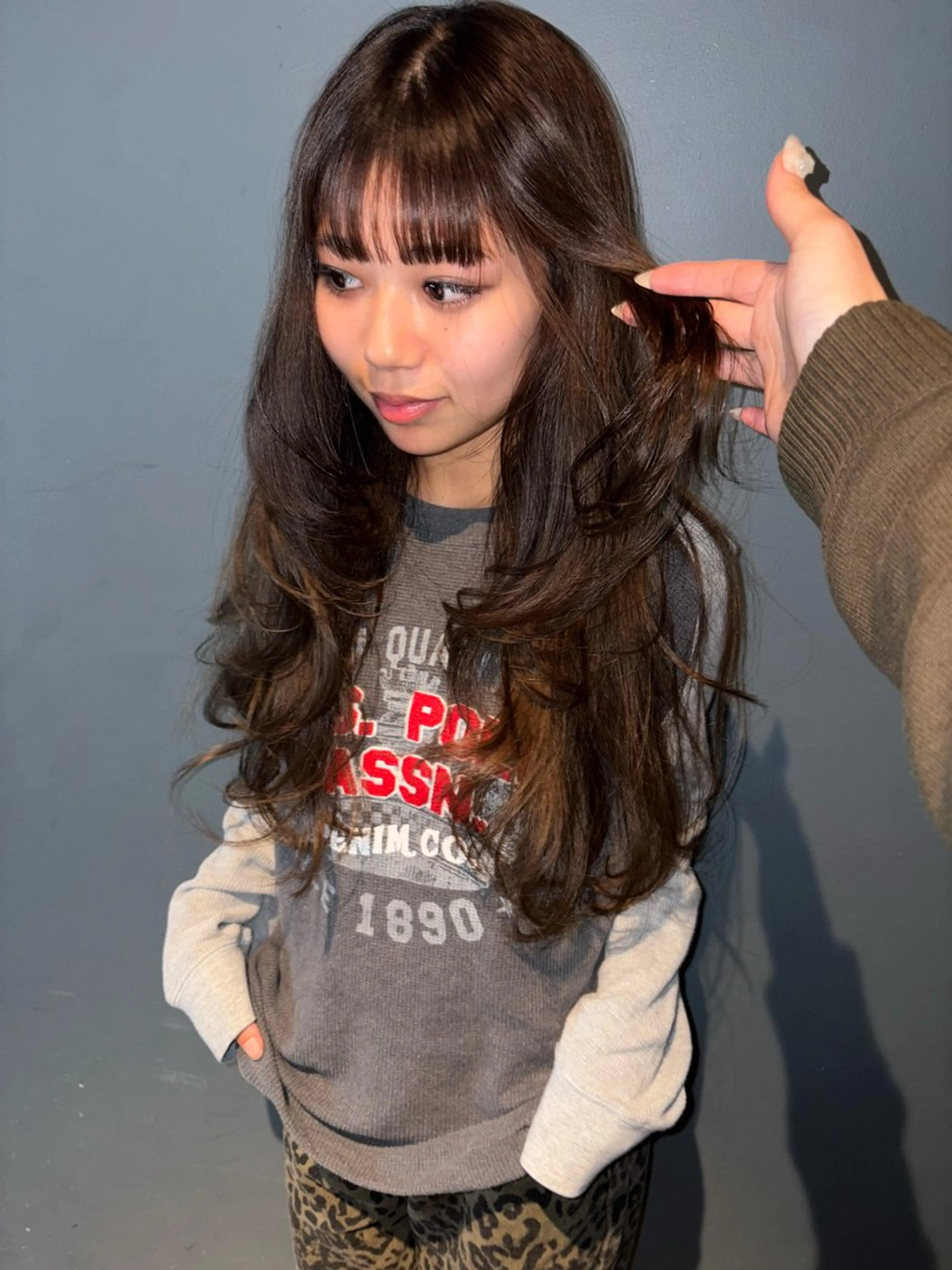 ロング カラー ハイトーン レイヤー🎀meiのヘアスタイル