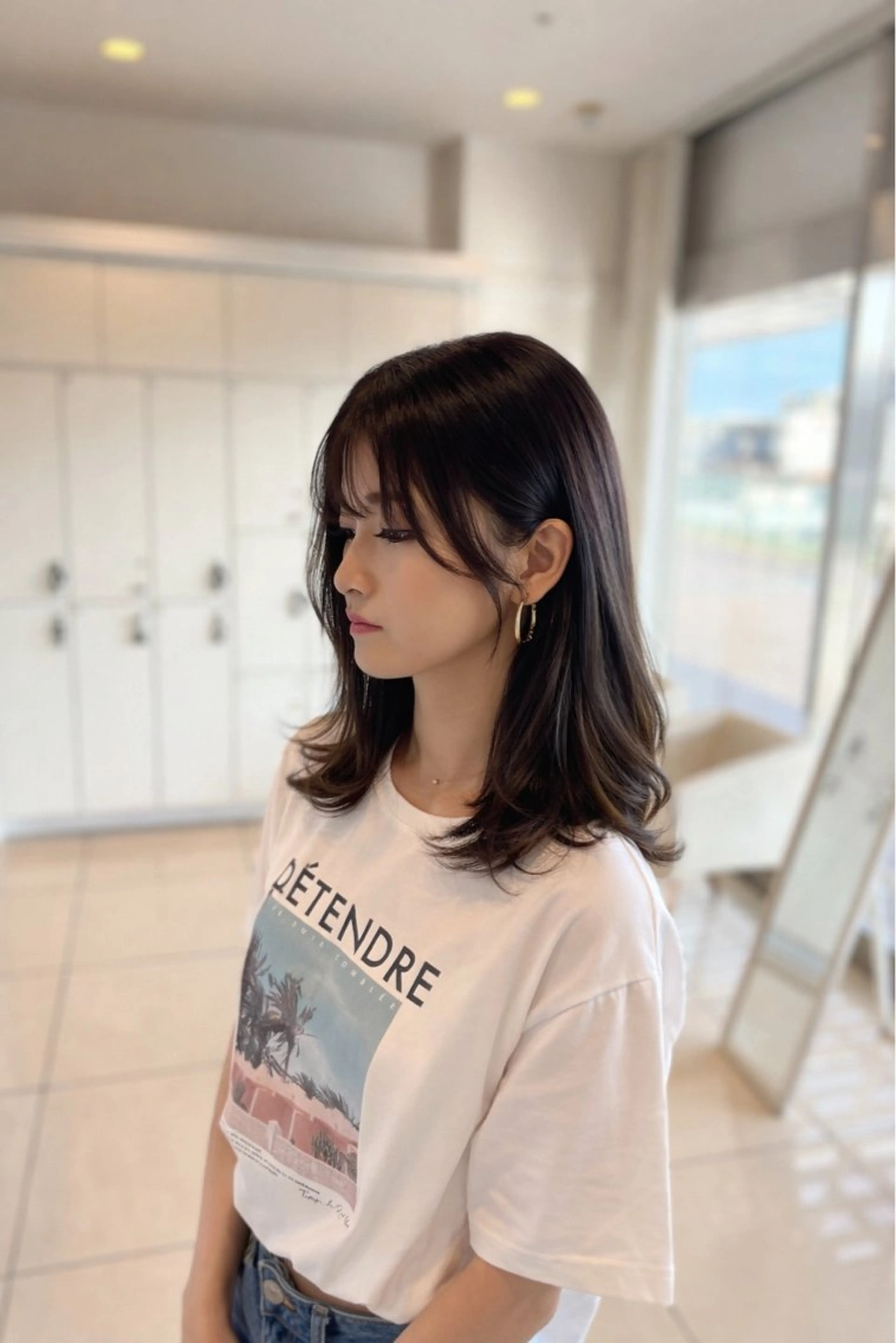 セミロング 金子 直樹のヘアスタイル