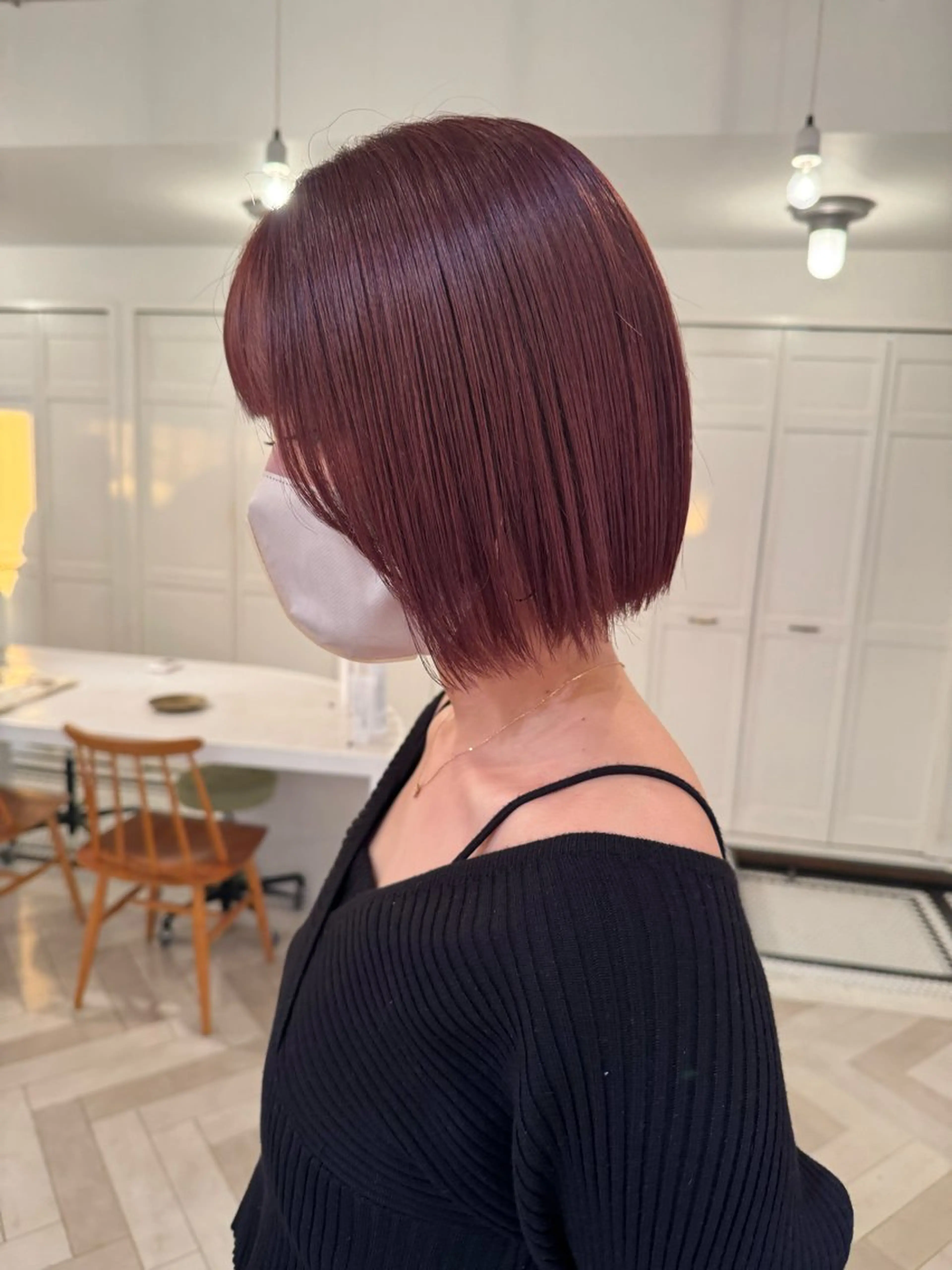 カラー ヘアカラー ブリーチカラー🎀 韓国風/寺門美優のヘアスタイル