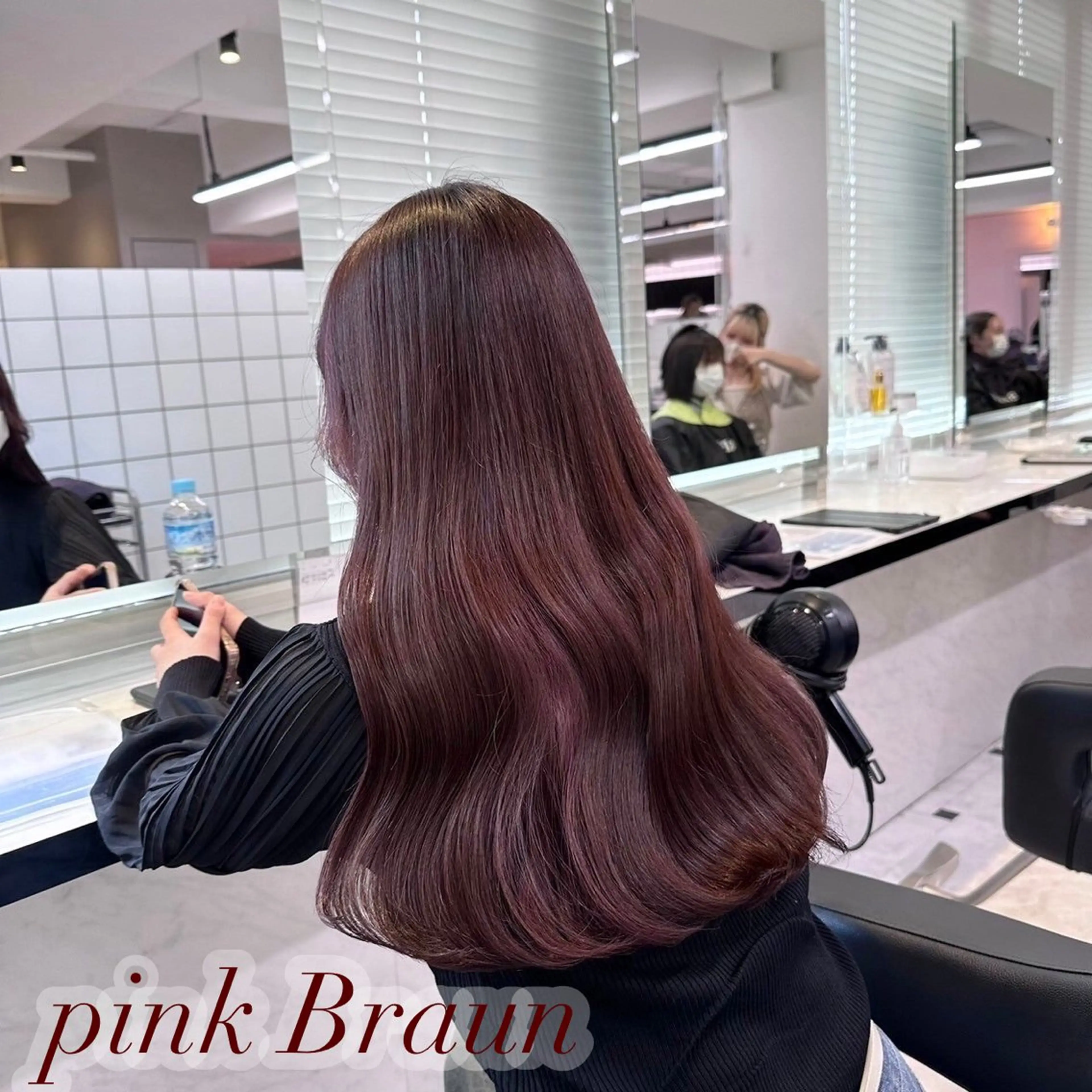 ロング カラー ヘアカラー ダメージレスハイ トーン💖kanonのヘアスタイル