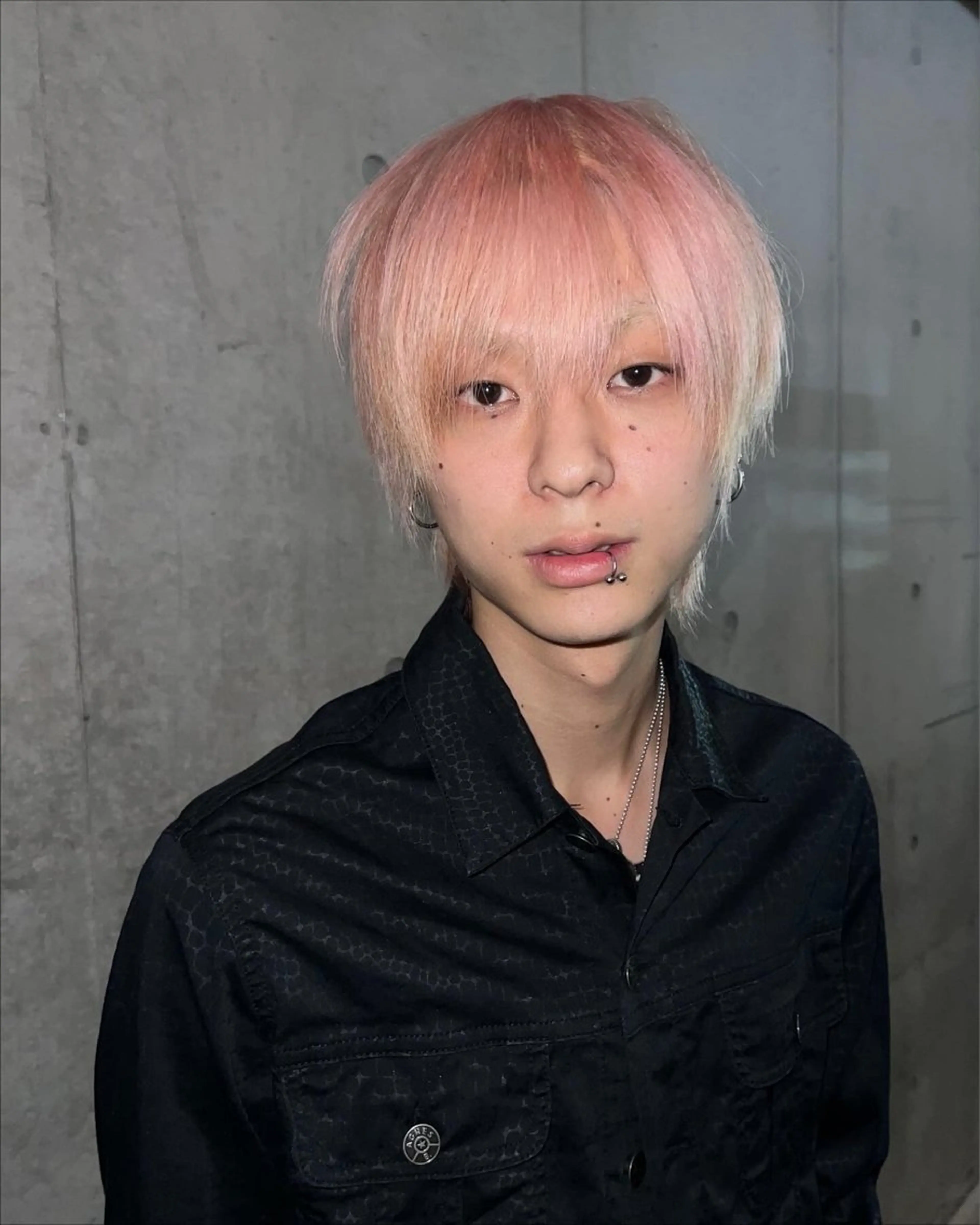 メンズ ヘアカラー AIRA/ブリーチ ‪/透明感カラーのヘアスタイル