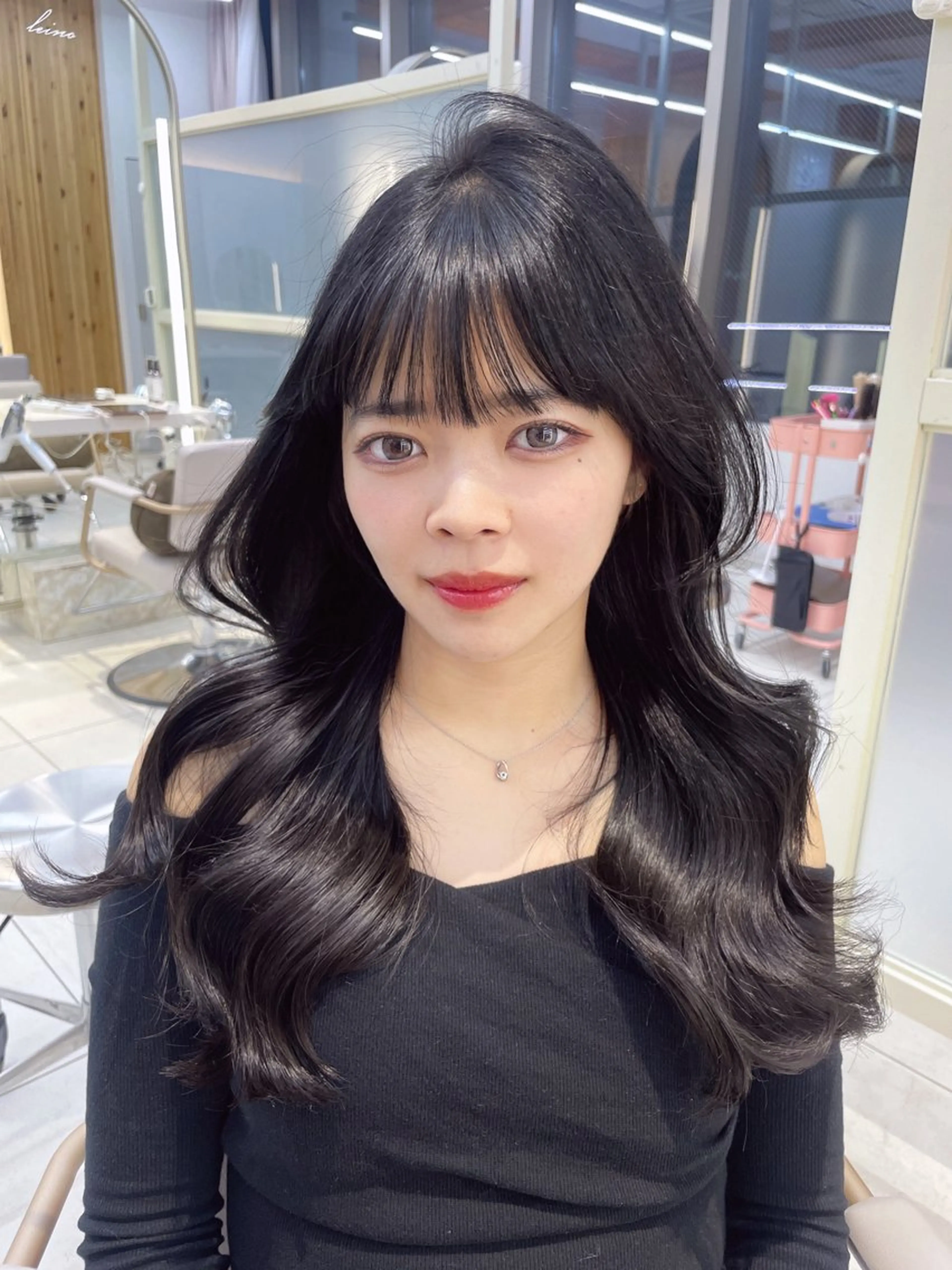 セミロング カット ヘアカラー トリートメント 顔周り/透明感カラー /韓国ヘア/TAKUのヘアスタイル