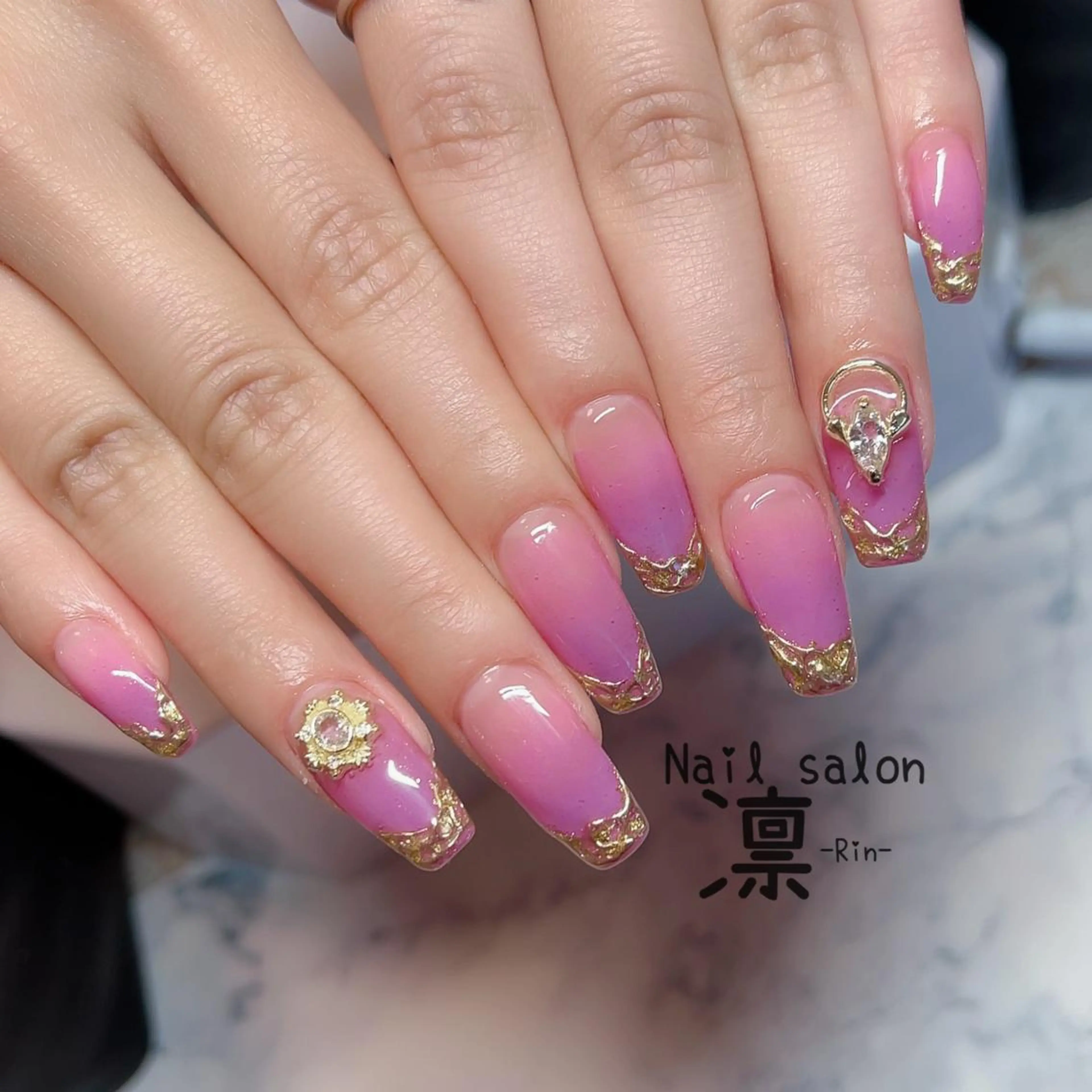 ネイル スカルプネイル private salon凛のネイルデザイン