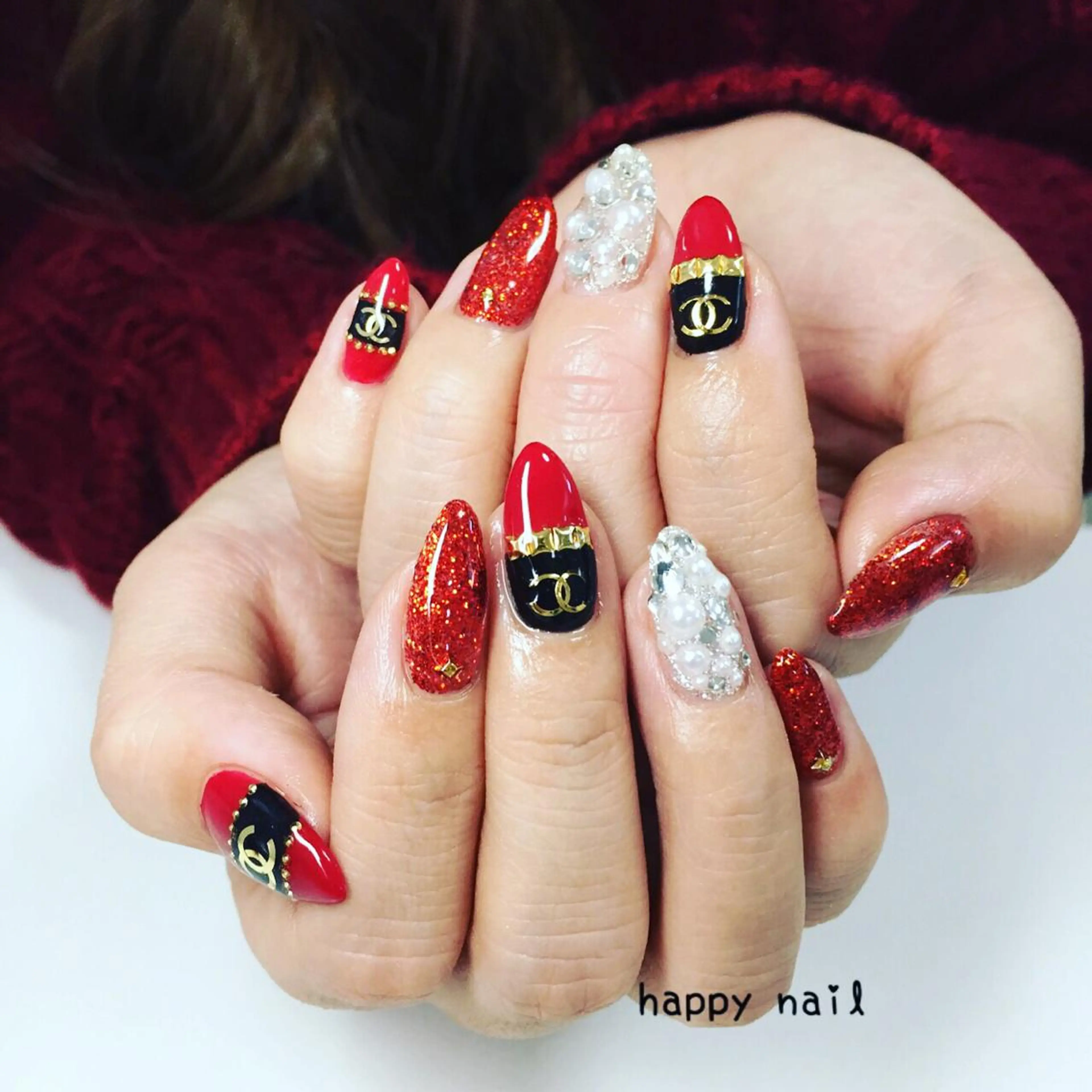 ネイル ラメ(グリッター) ハンドネイル 心と体が整う腸活 サロン ラクシュミーのその他イメージ