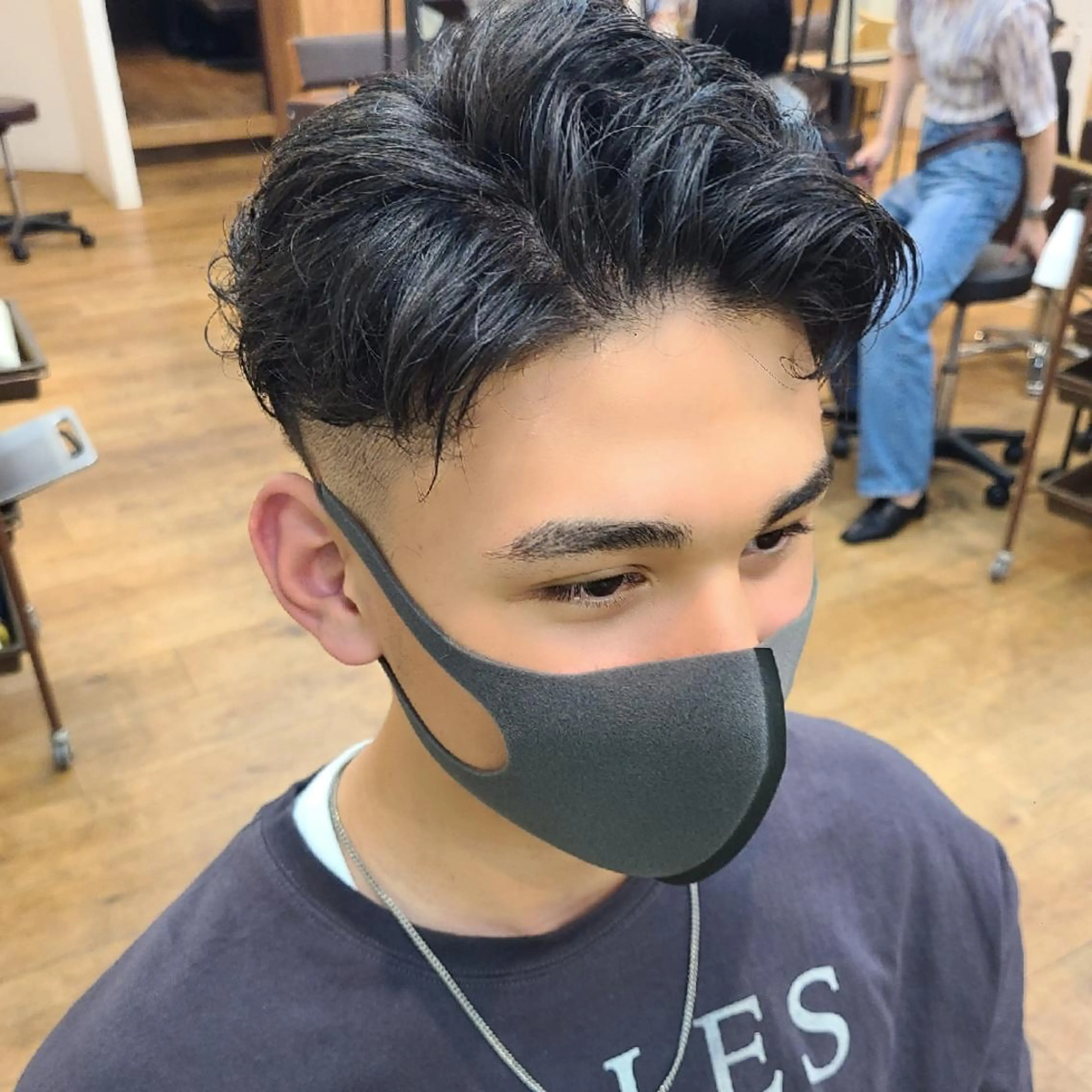 ショート メンズ メンズパーマ くせ毛 カット パーマ 【ネウィ天王寺 】seiyaのヘアスタイル