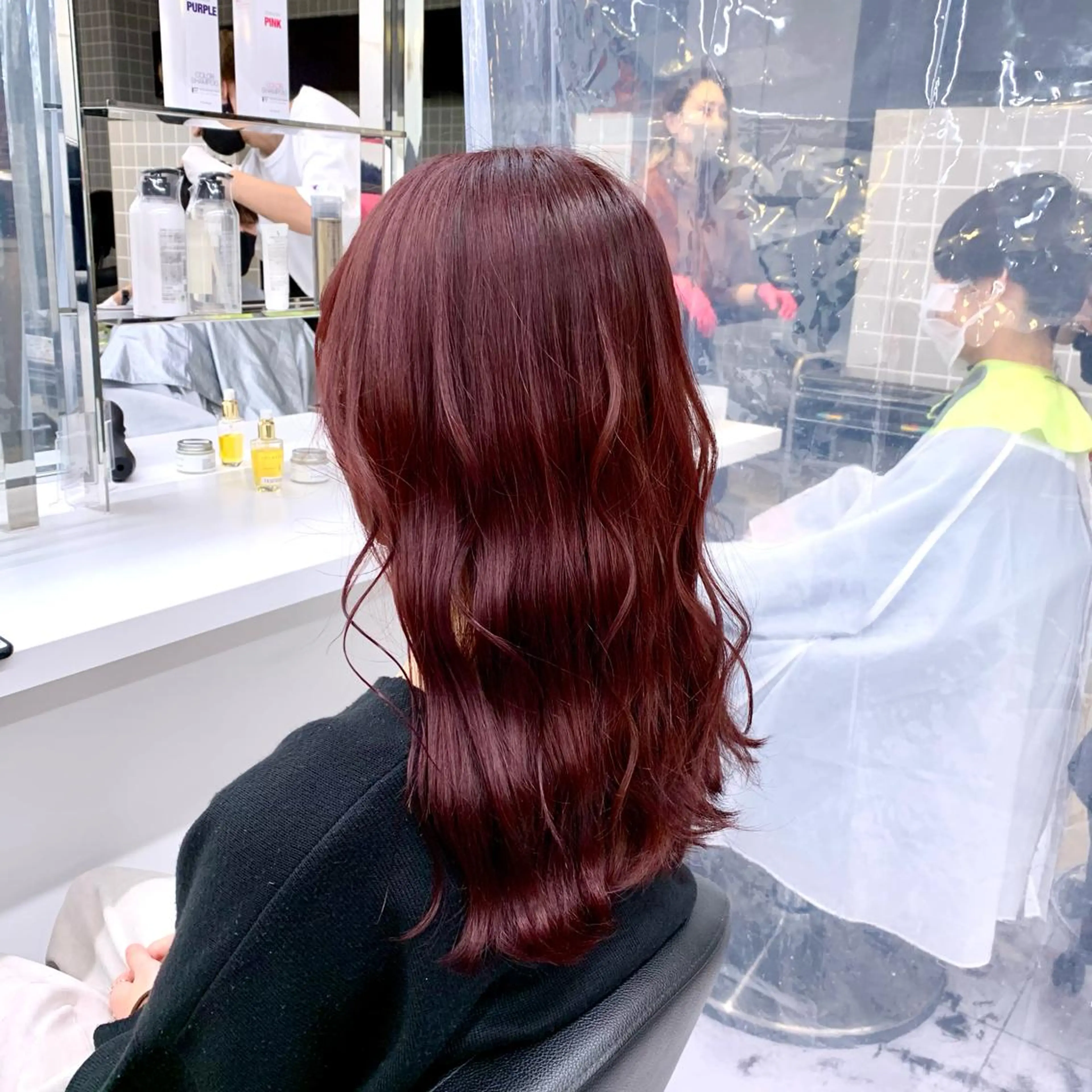 ロング カラー ヘアアレンジ neon hair所属・🩵 JURI🩵のヘアスタイル