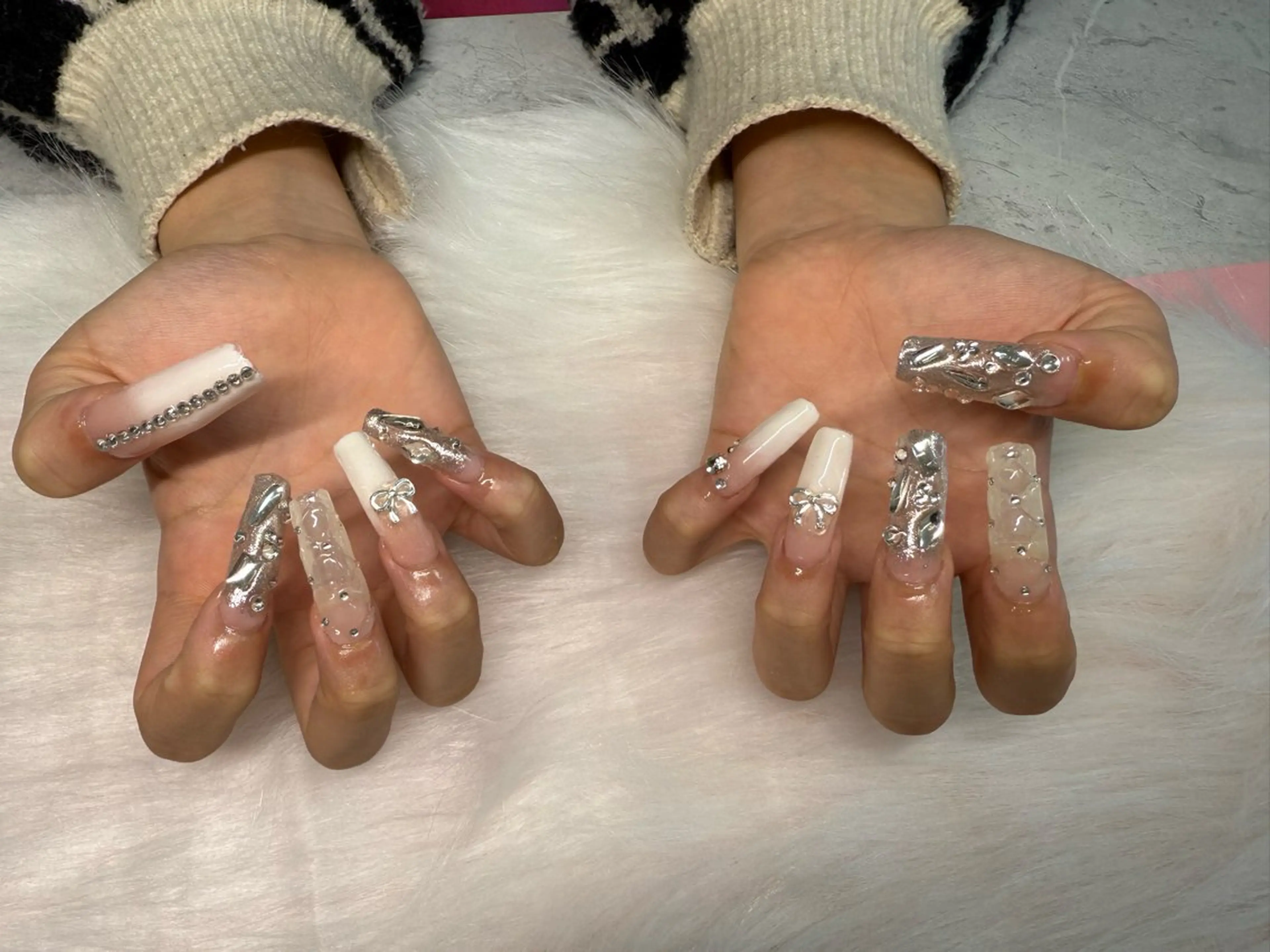 ネイル アートネイル 長さ出し T. nailのネイルデザイン